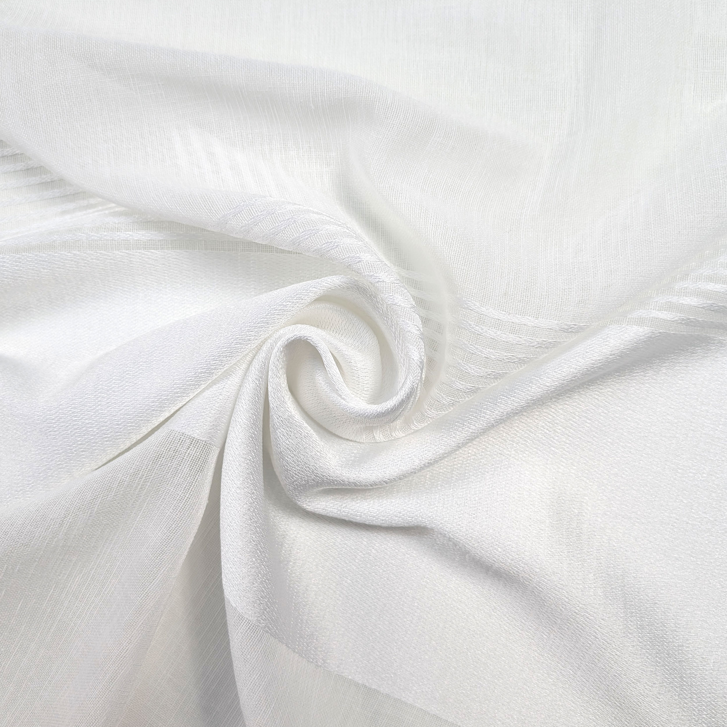 Thousand Stripes Fabric White Image