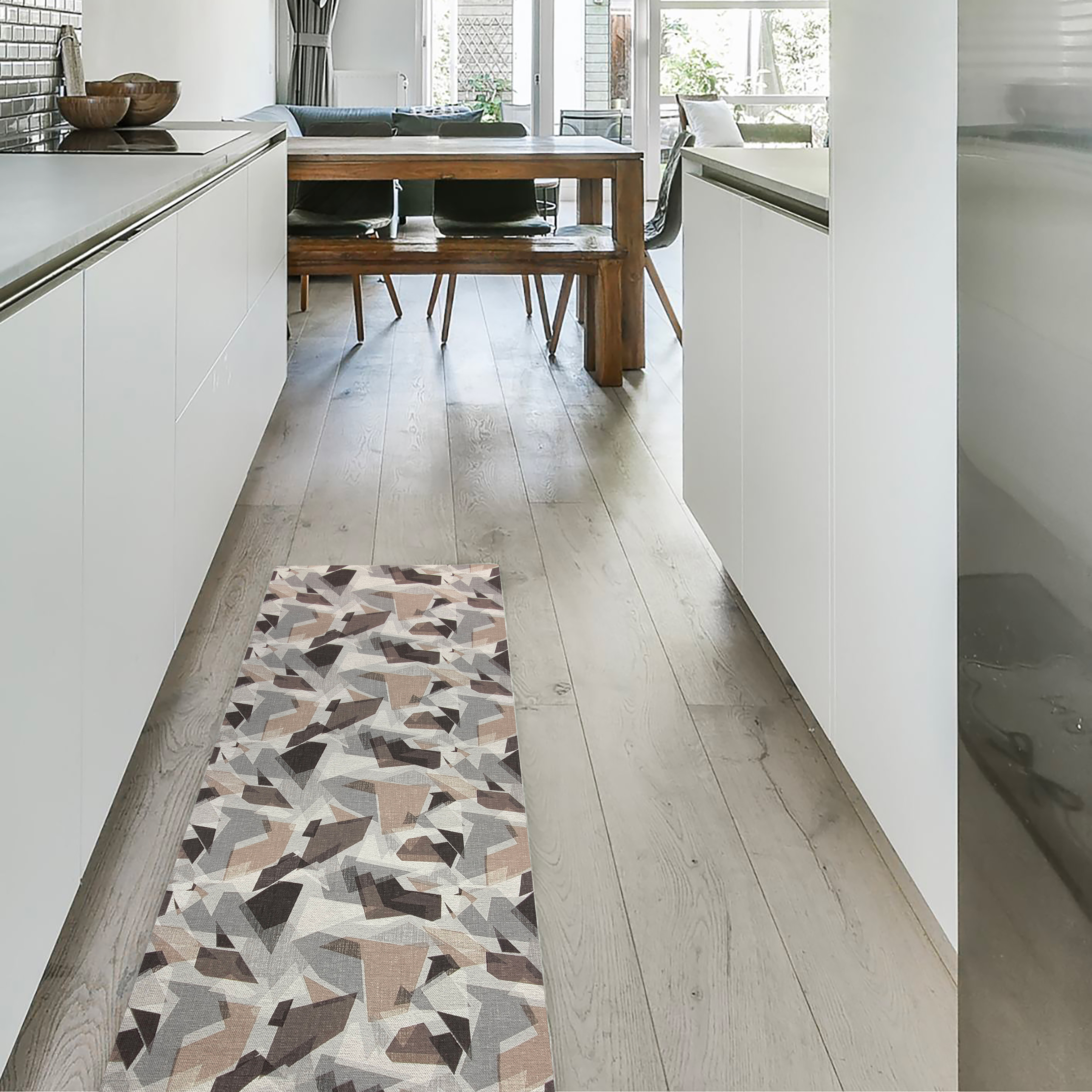 Cocina Geometría Toni Gris y Beige