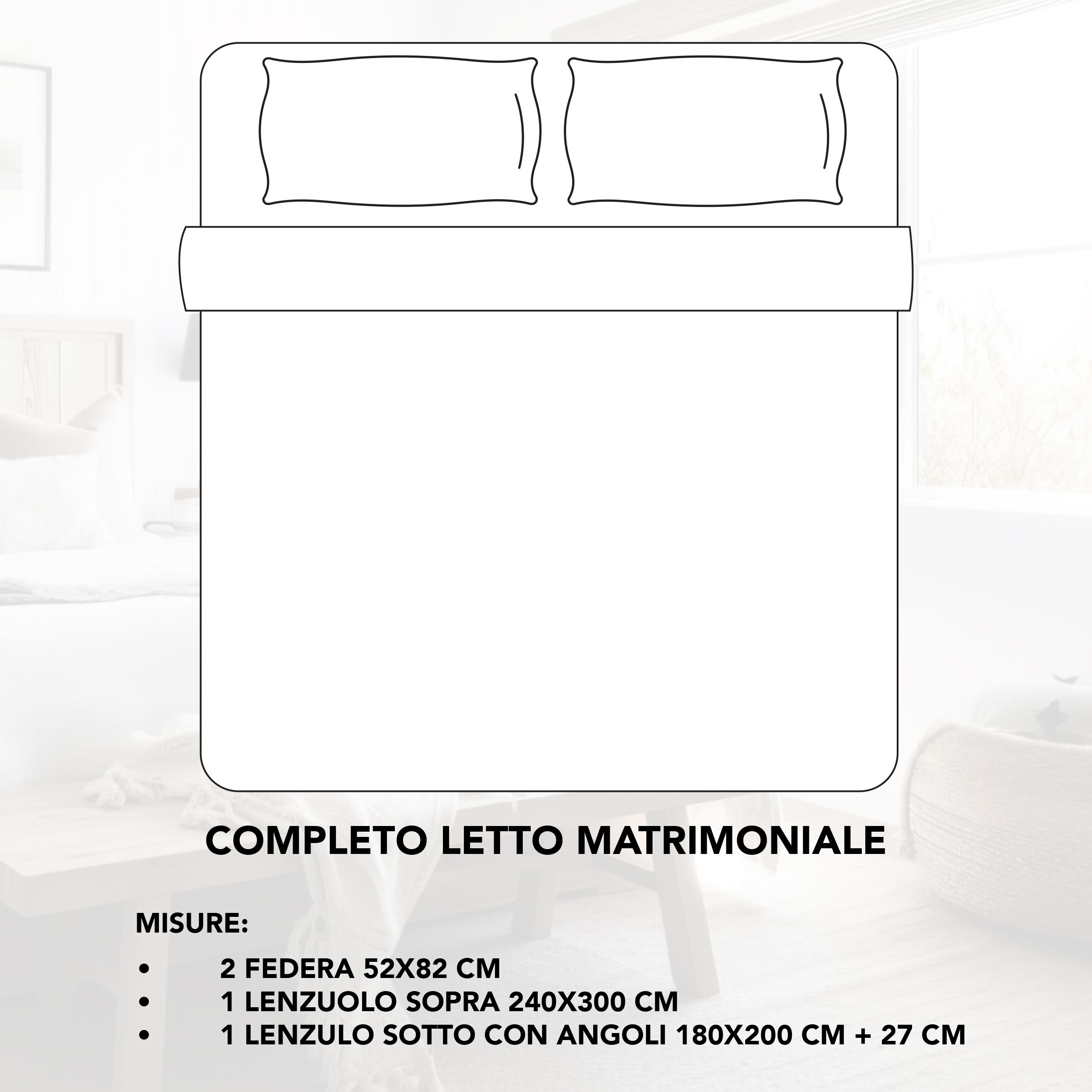 White Bed Sheet Set Double Bed