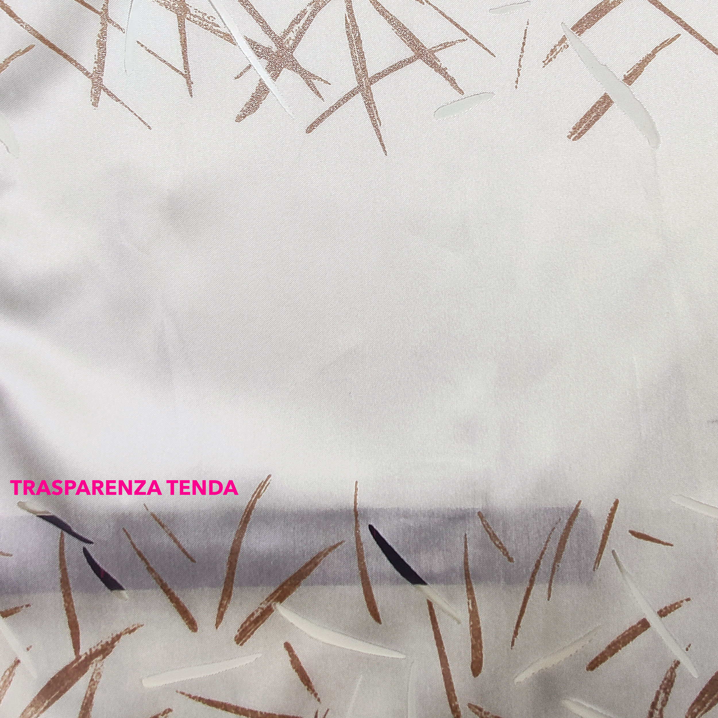 Viskose Vorhangstoff Devorè Taubengrau Lurex