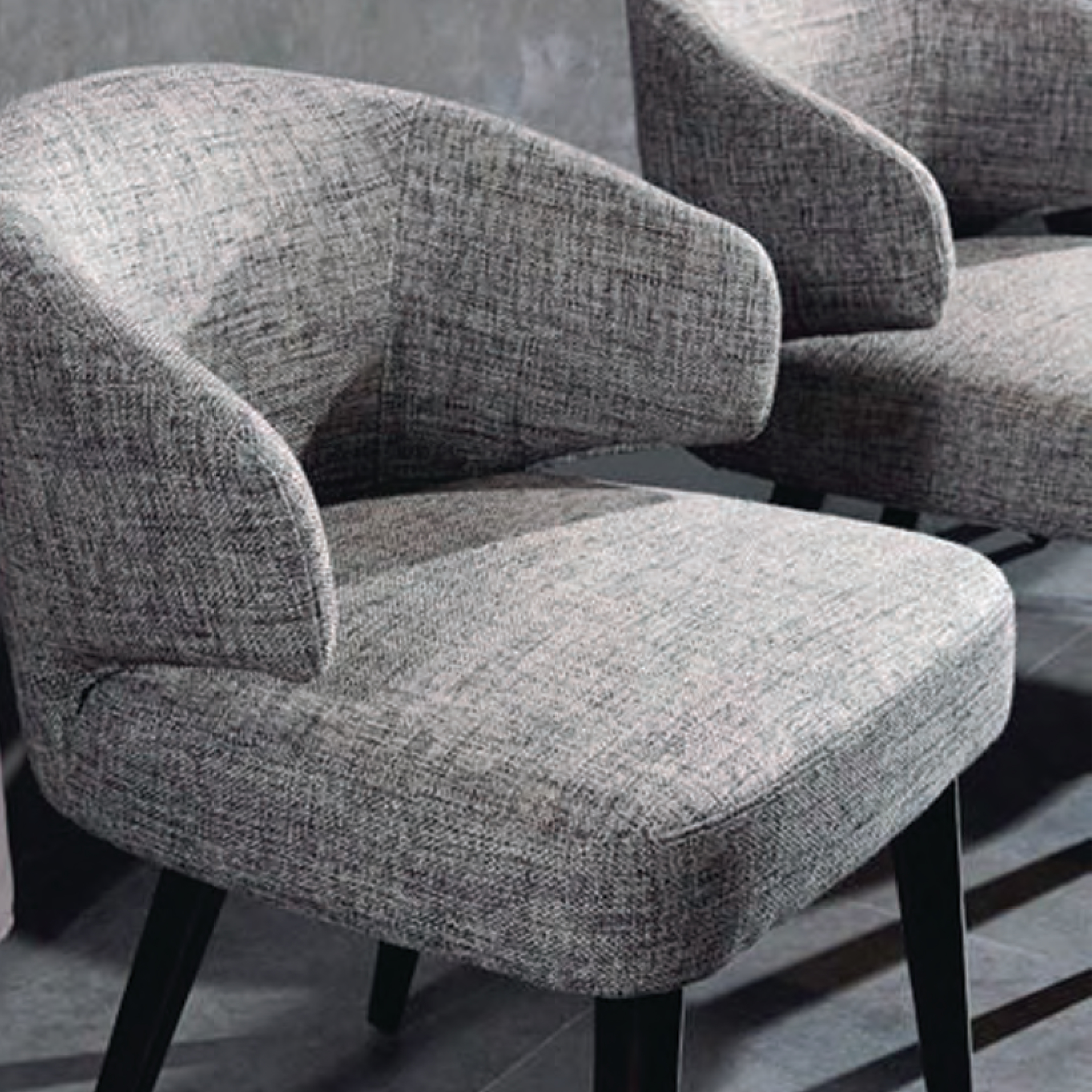 Tissu de trame mélangé gris Image