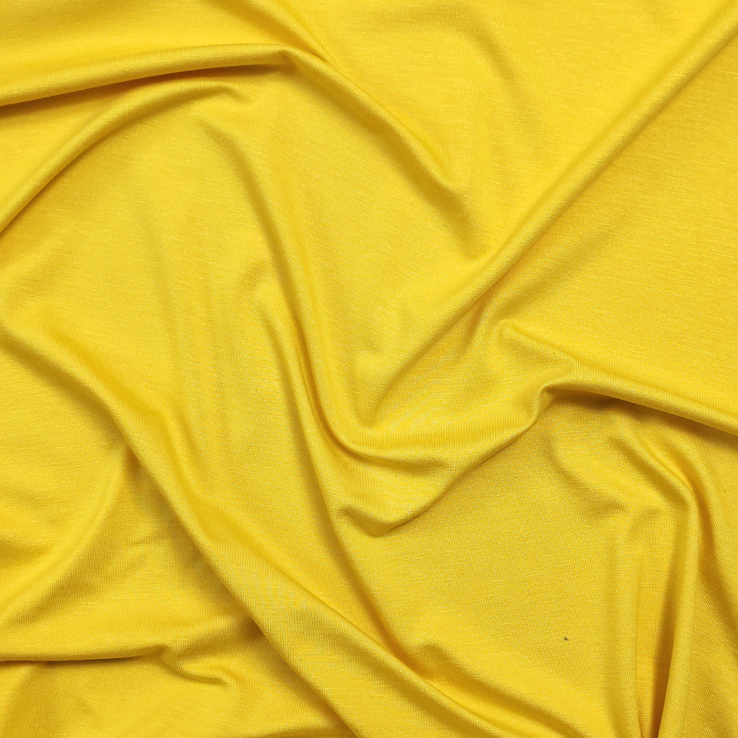 Jersey de viscose jaune