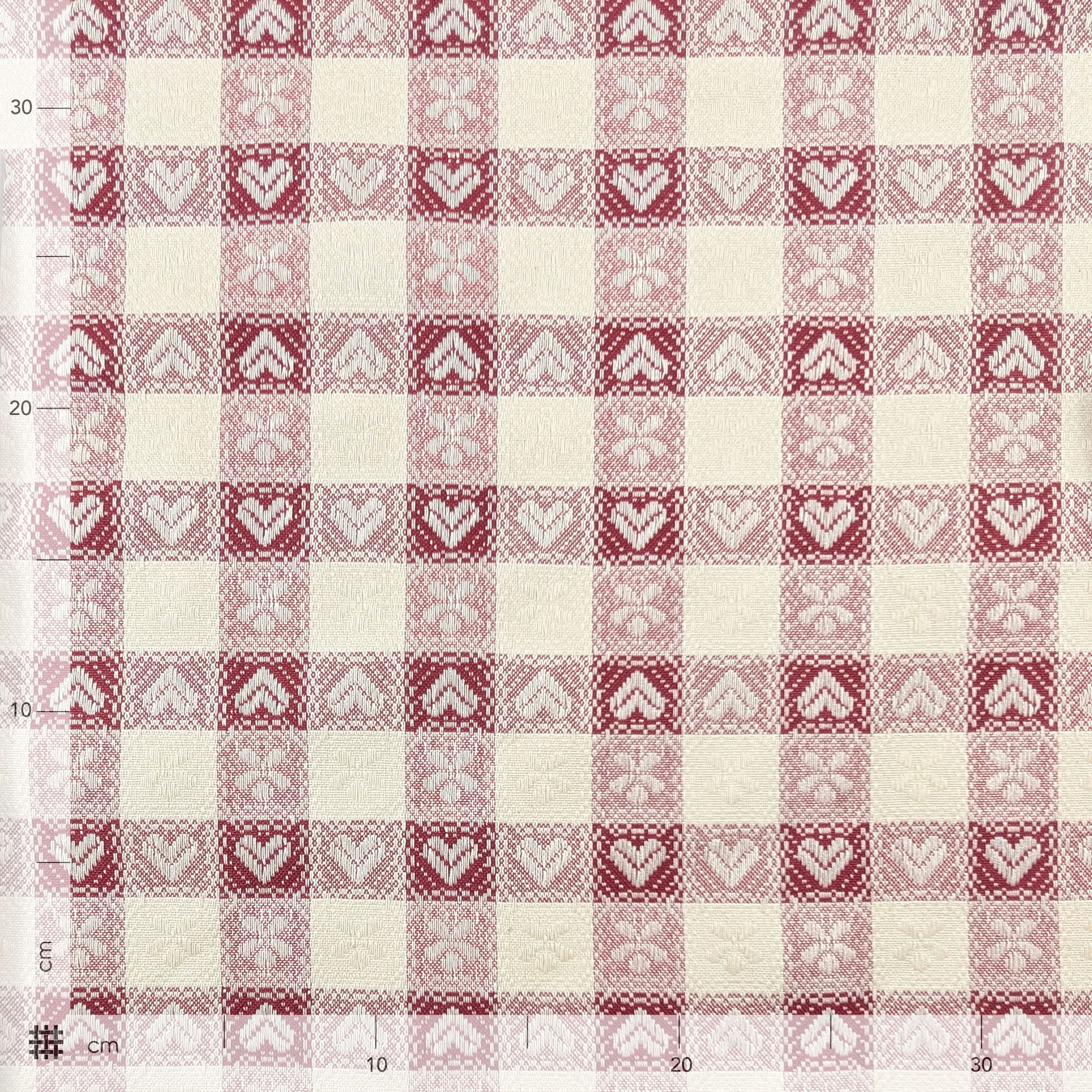 Tissu de nappe tyrolienne teintée au fil Image