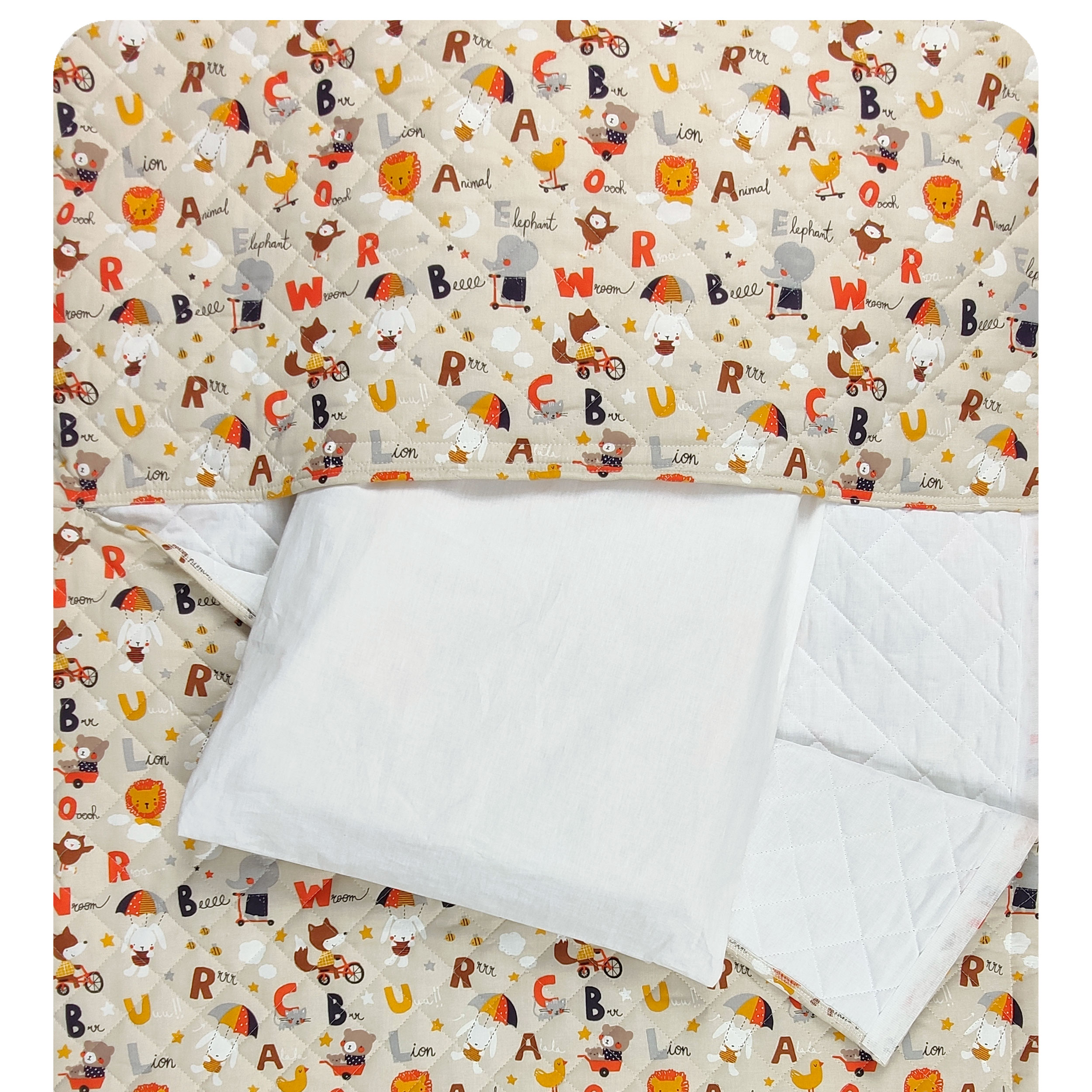 Sac de couchage Animaux et lettres
