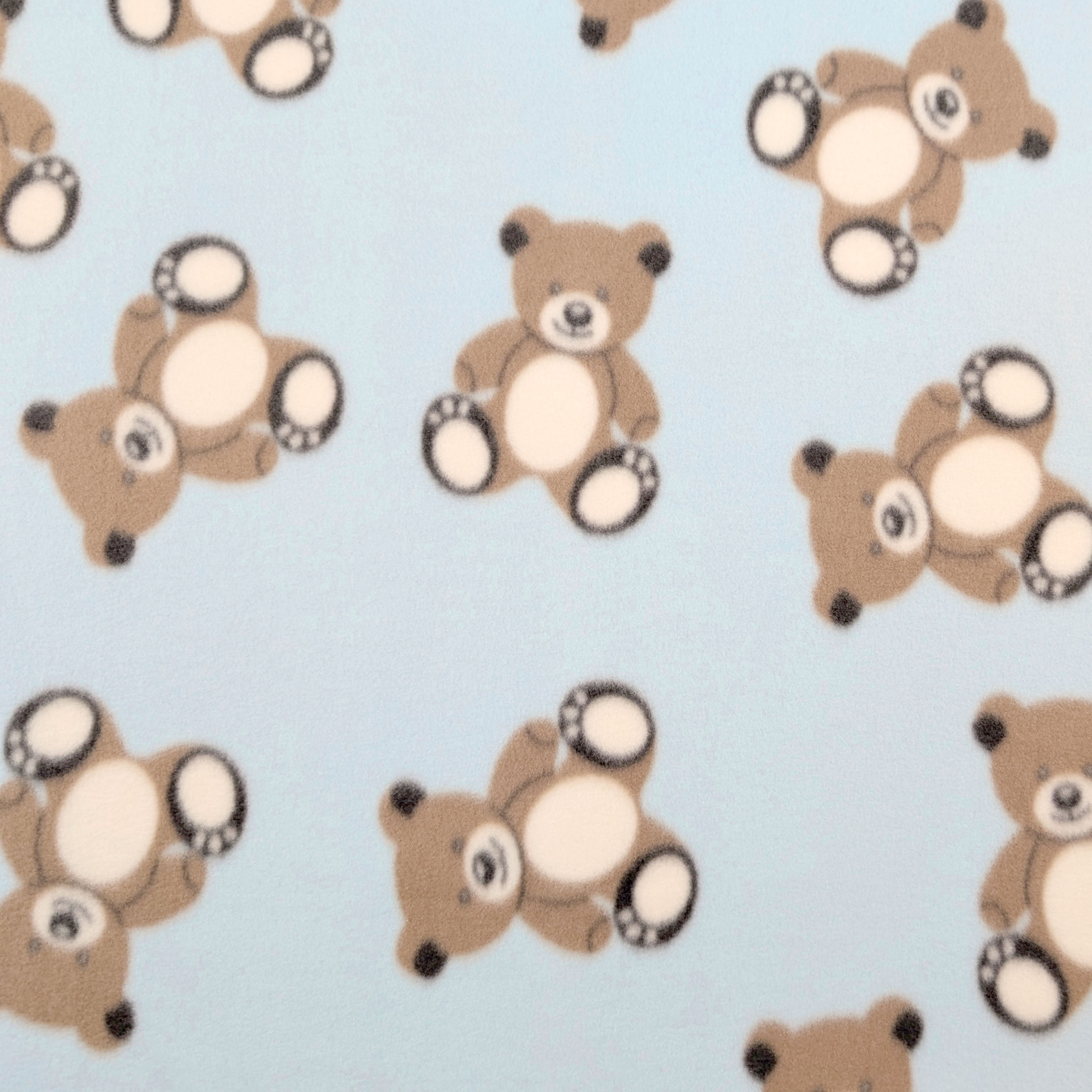 Fleece Bears Blue Background Image