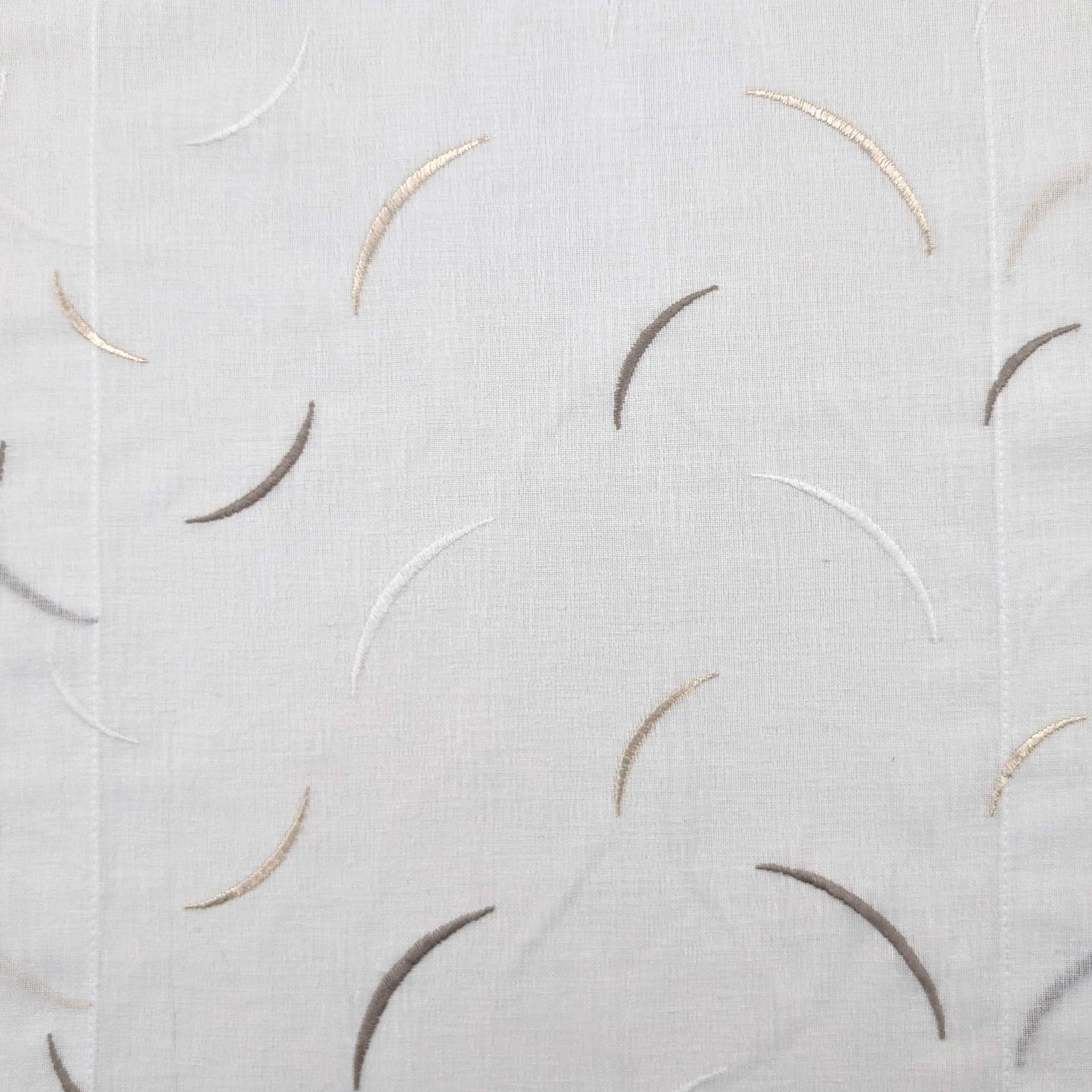 Curtain Fabric Embroidered Turtledove Image