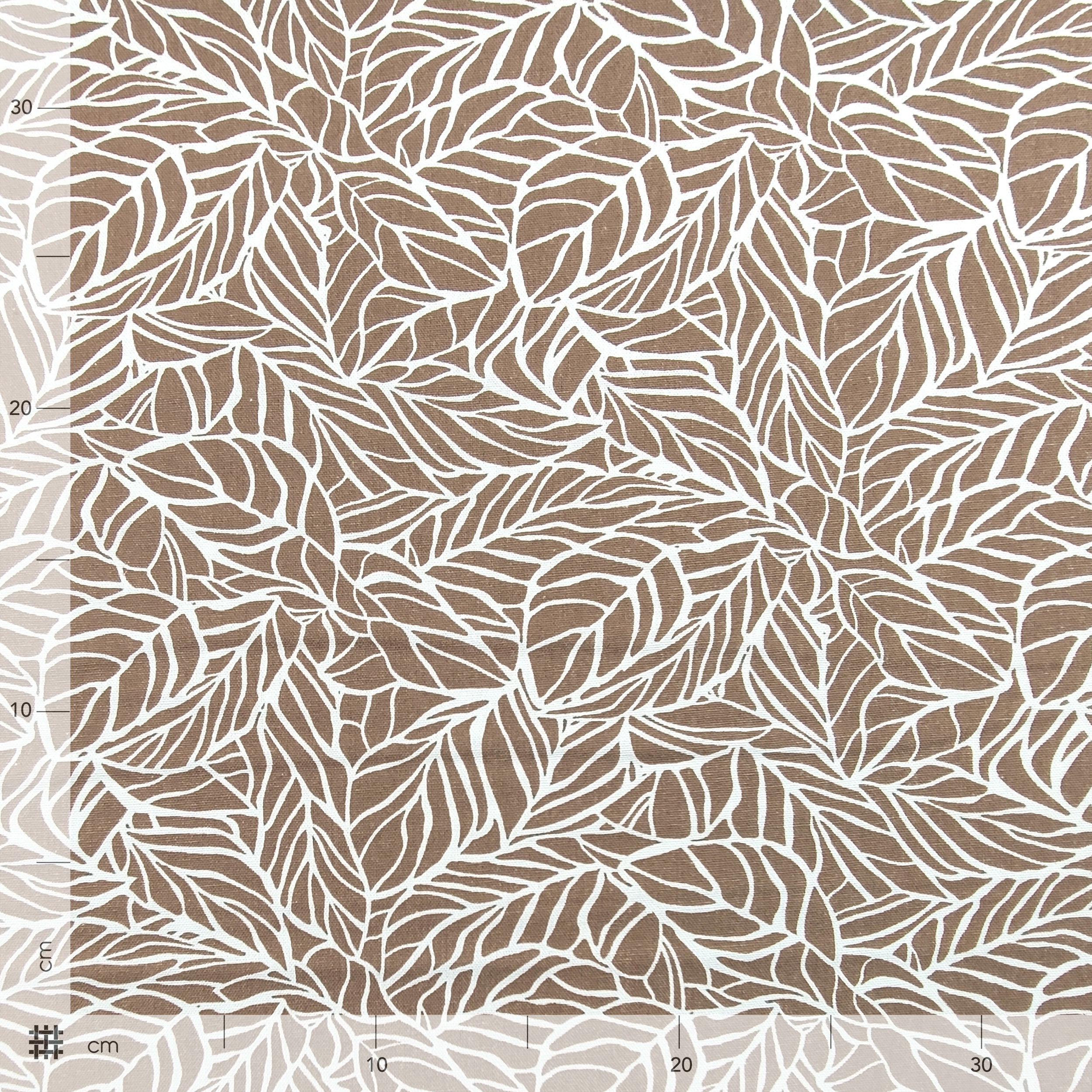 Mezcla de hojas de lino Fondo Beige