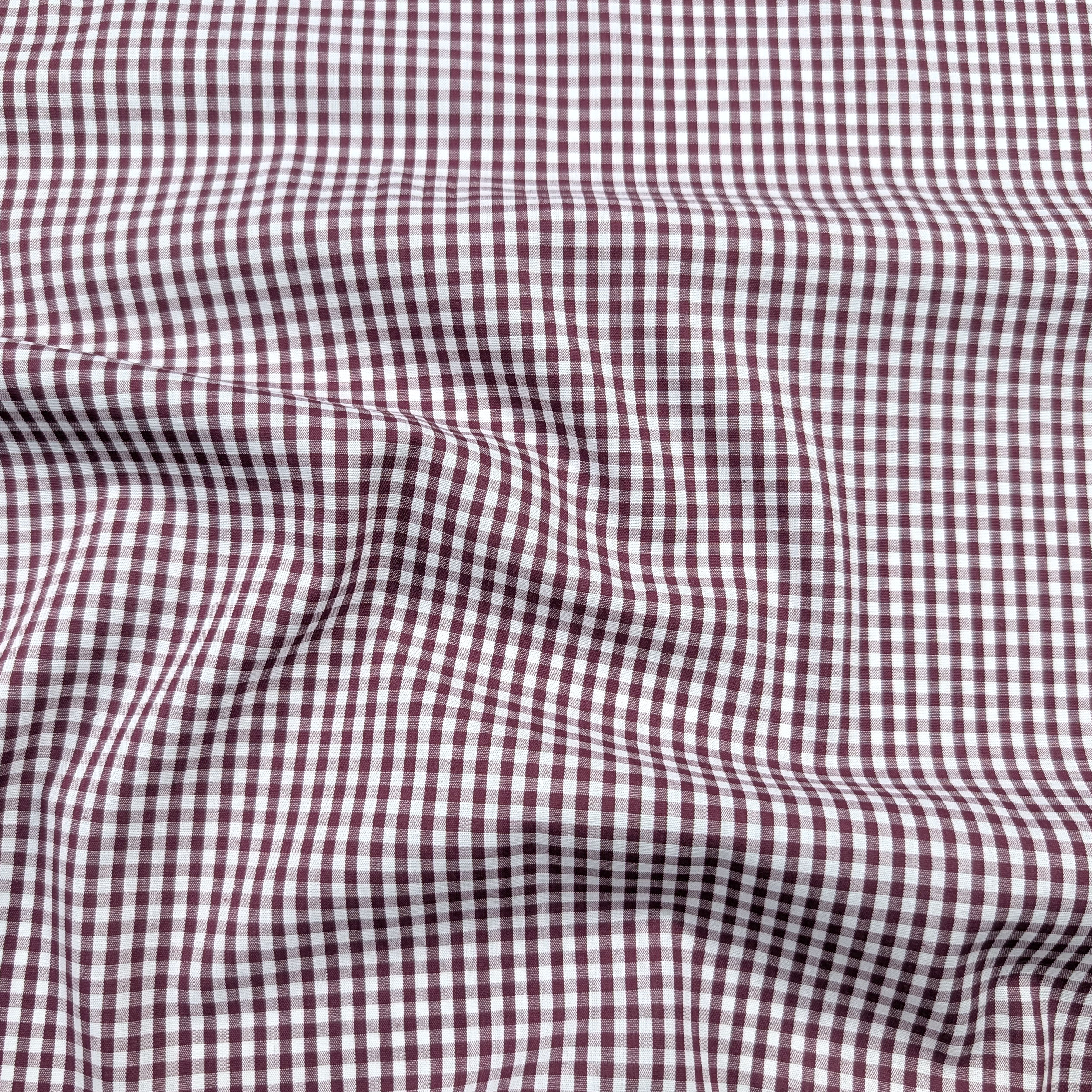 Cotton for Shirts Quadrettini Vinaccia Image