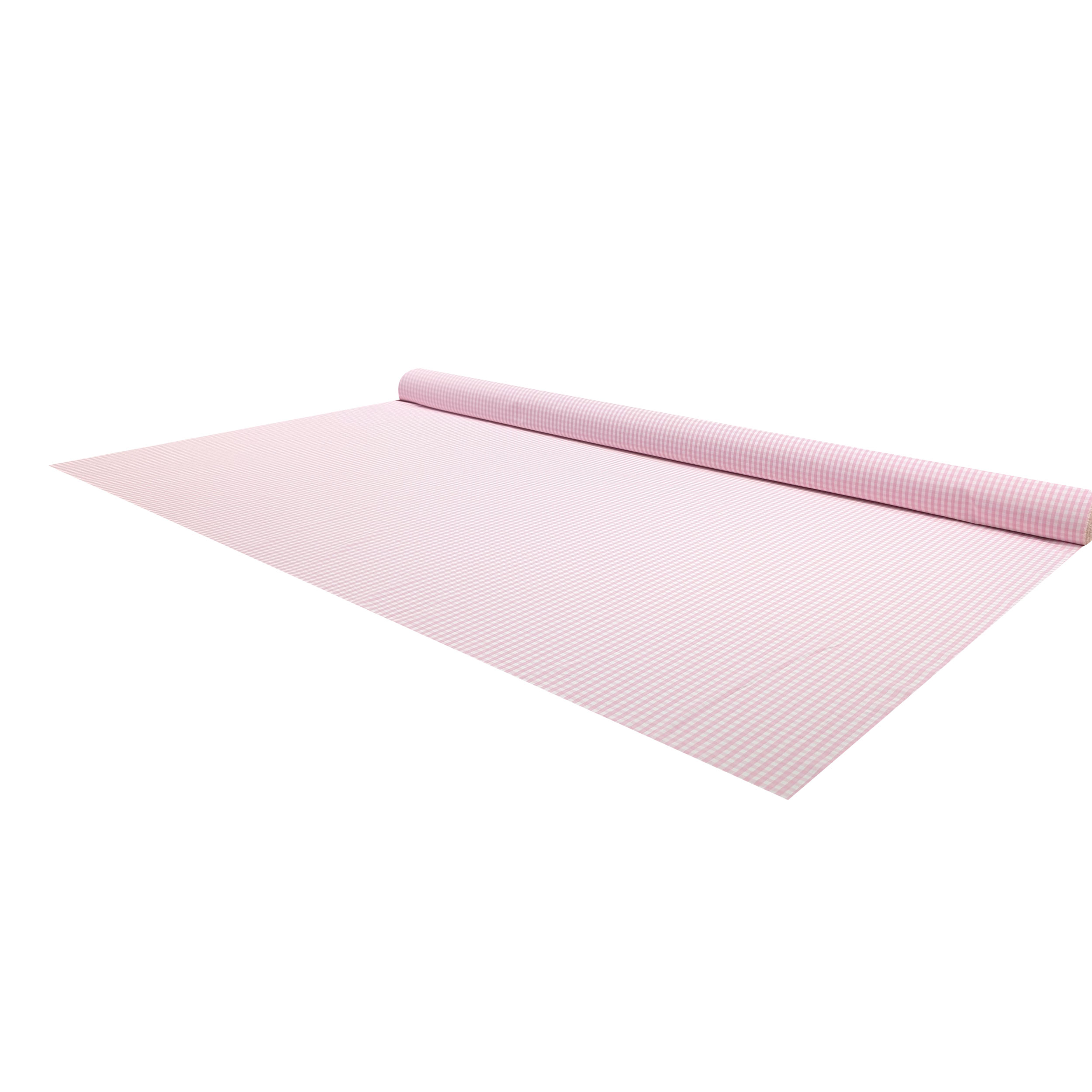 Cotton for Shirting Squares Pink Image