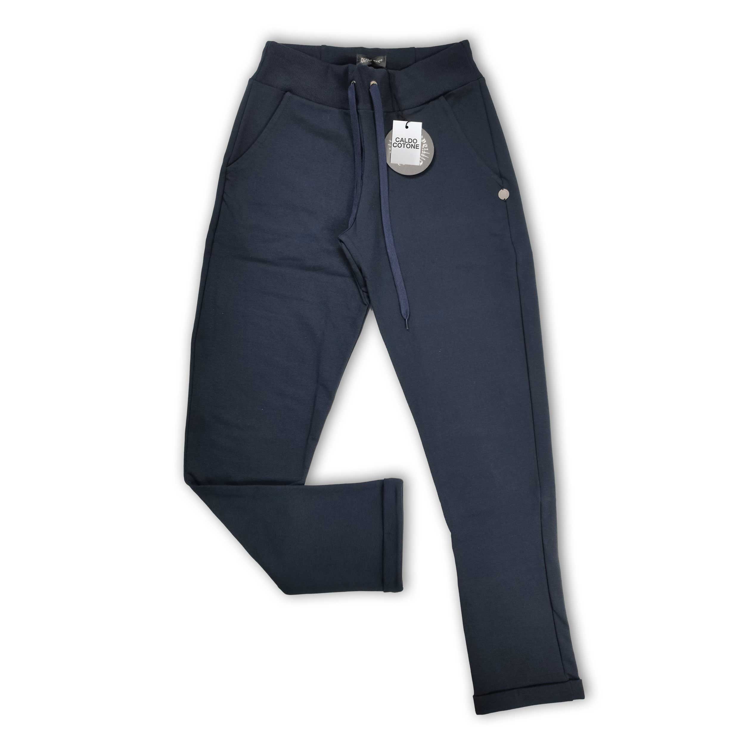 Pantalones azules de algodón cálido Image