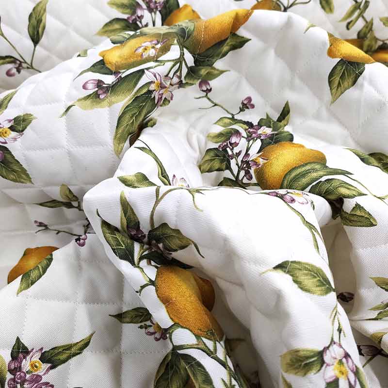 Tessuto Trapuntato Limoni di Positano Image