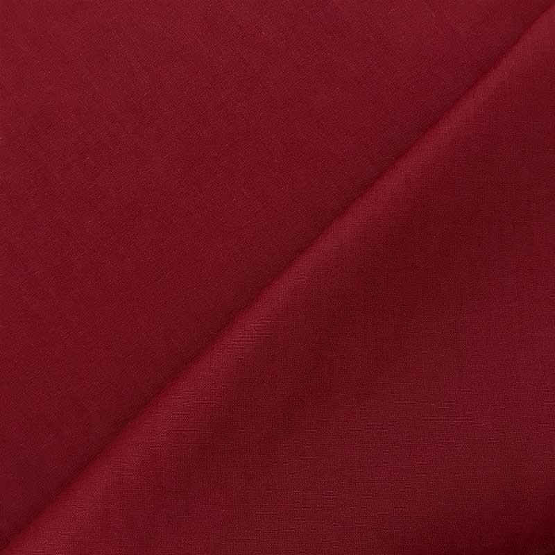 Drap de coton pur Lux Bordeaux Image