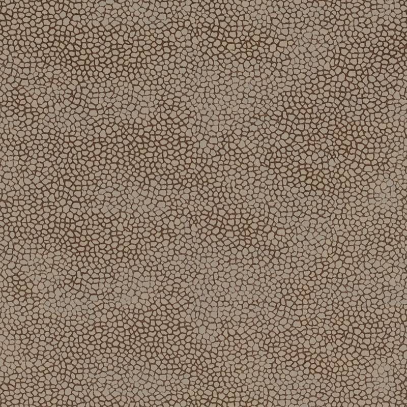 Tessuto Panama Cotone Fantasia Sassolini Marrone