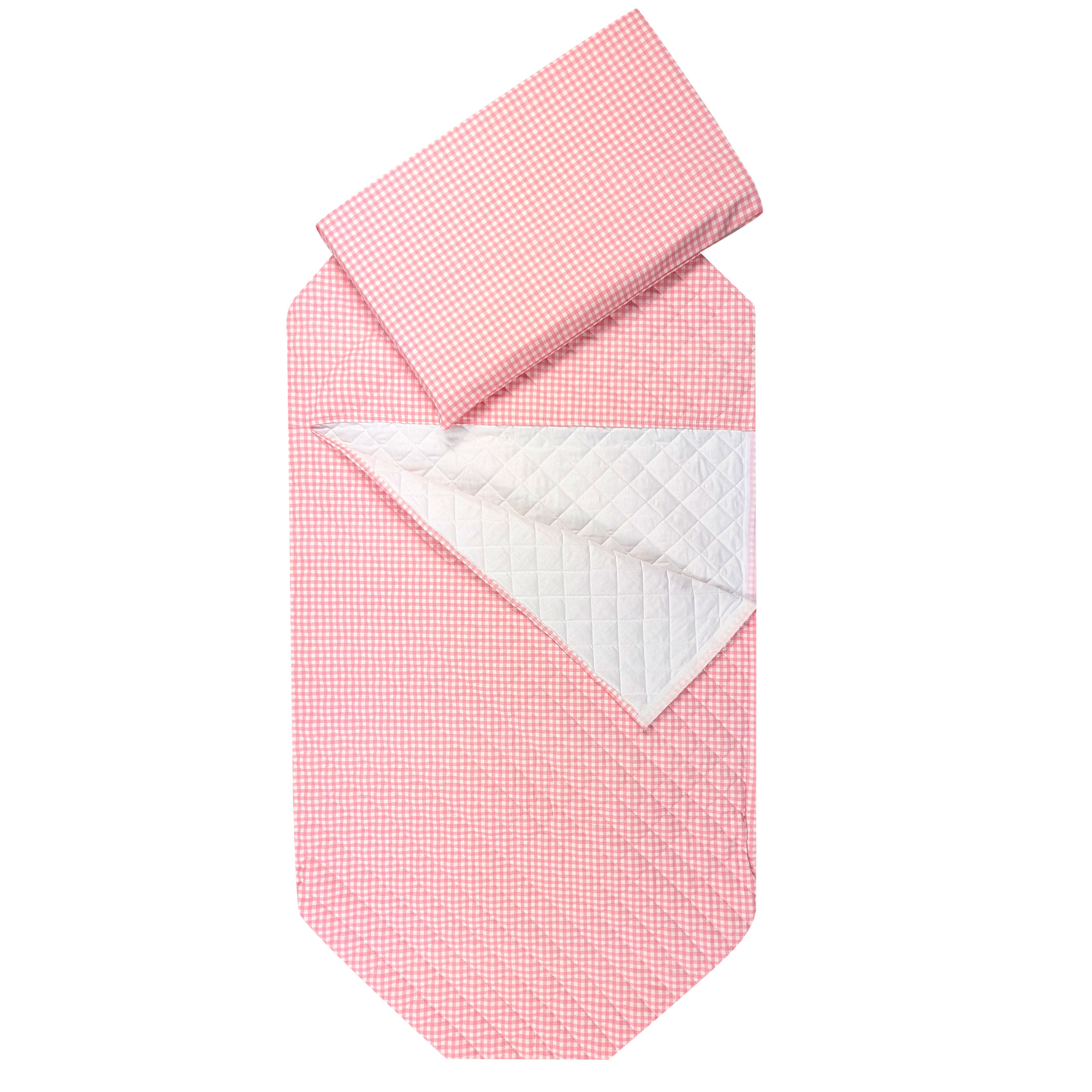 Shaped Sleeping Bag for Brandy Squares Pink