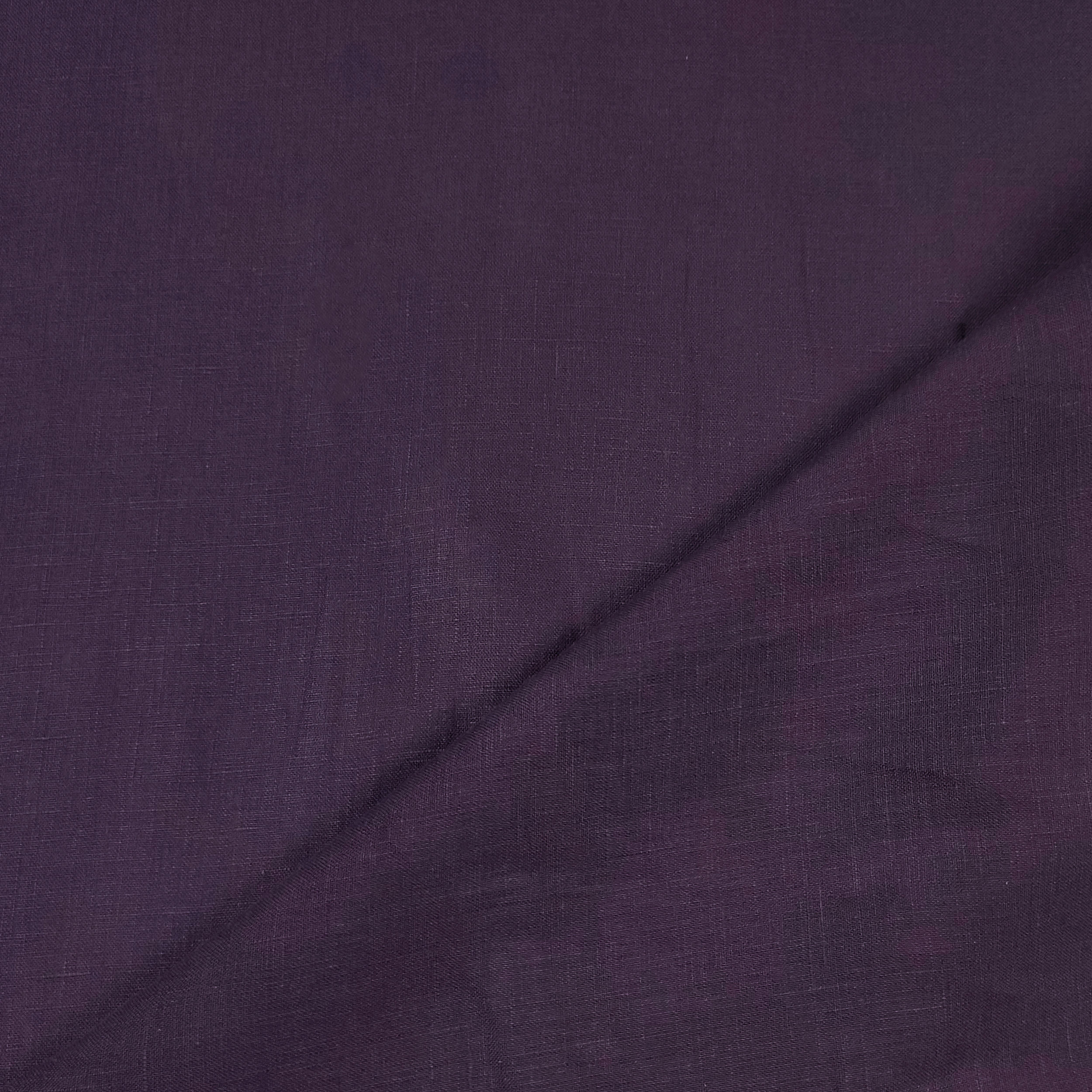 Seidenleinenstoff Dunkelviolett
