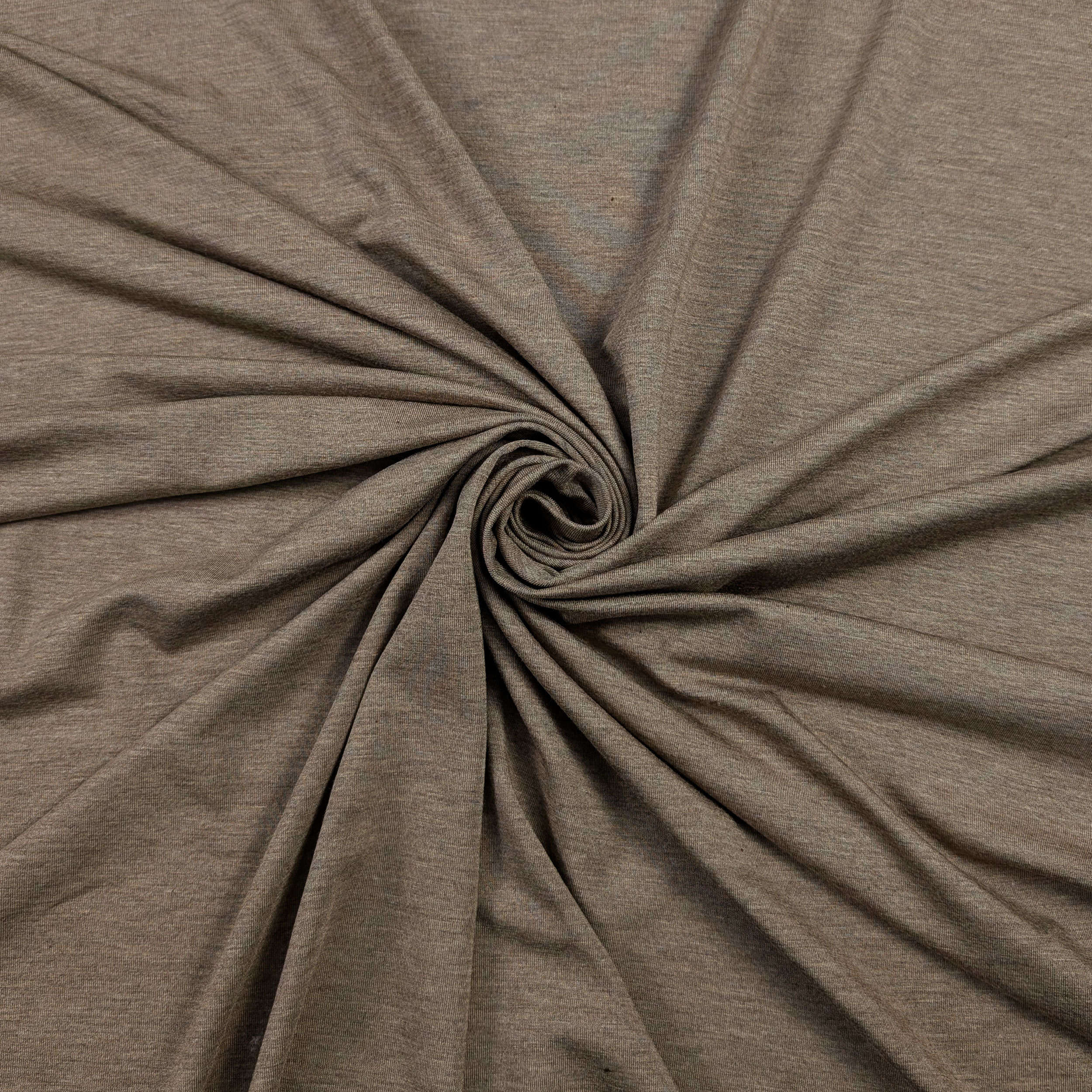 Beige Melange Warm Cotton Jersey Image
