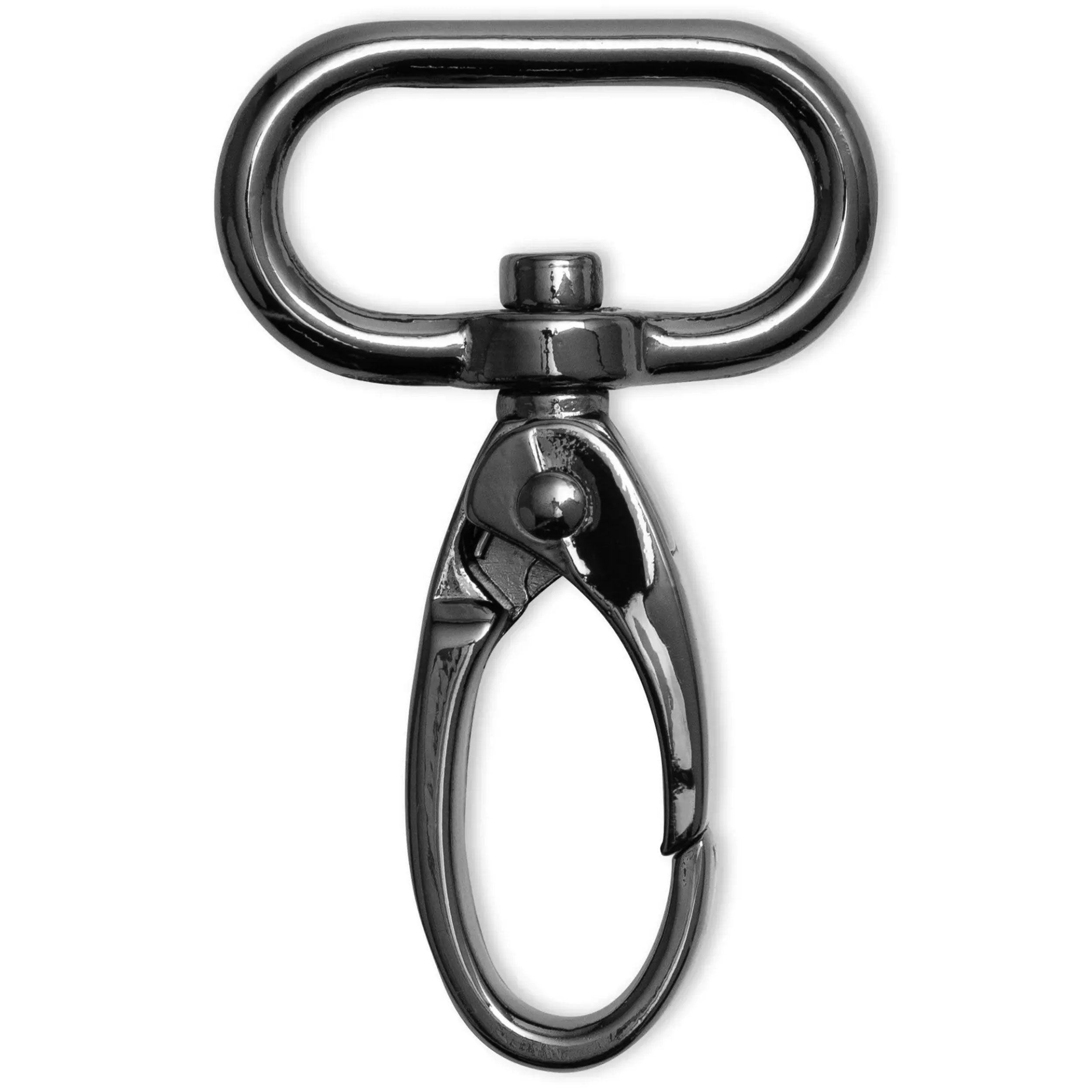 Prym gunmetal hook with snap hook 25x45 mm Image