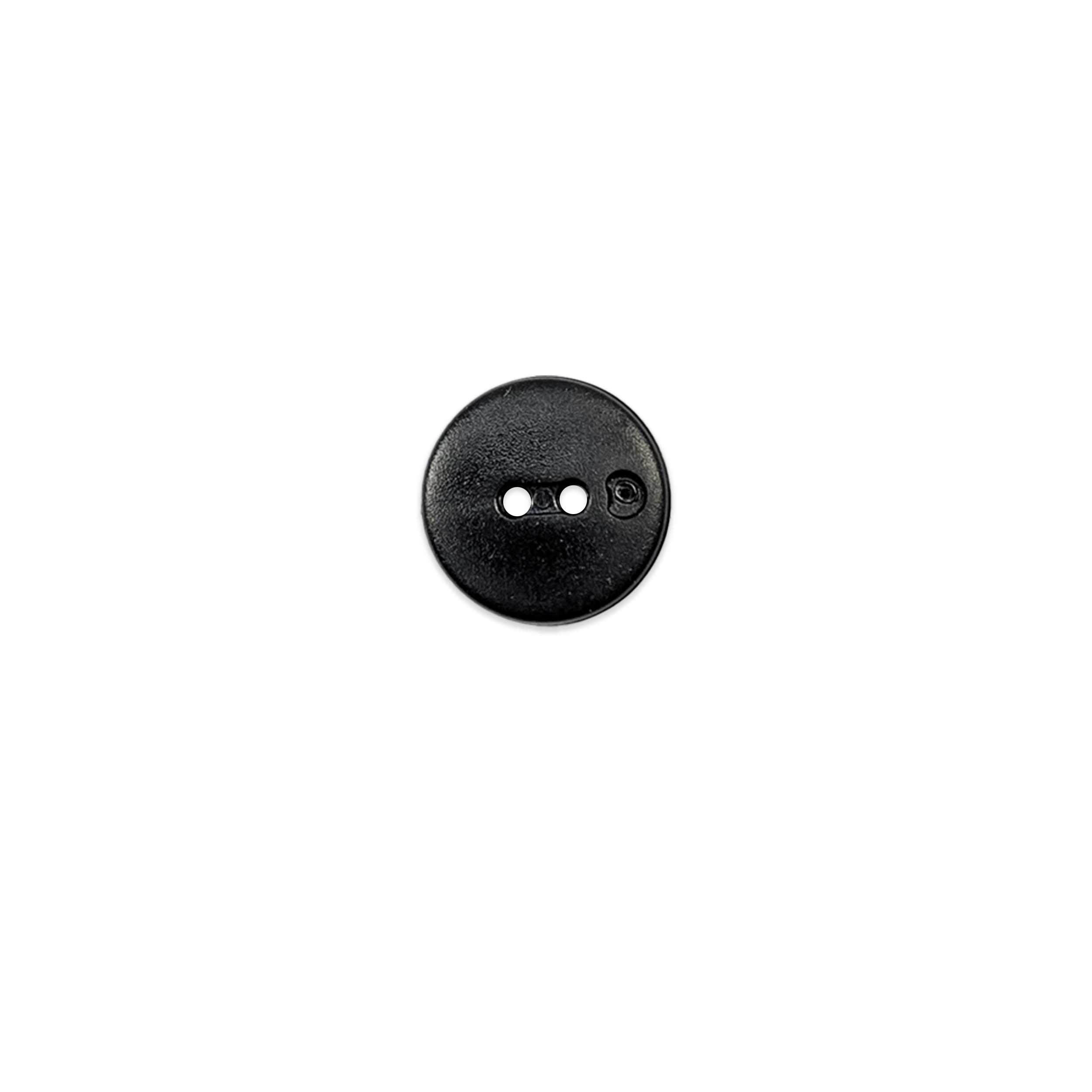 Matt Button 2 Holes Glossy Stripes Black Image