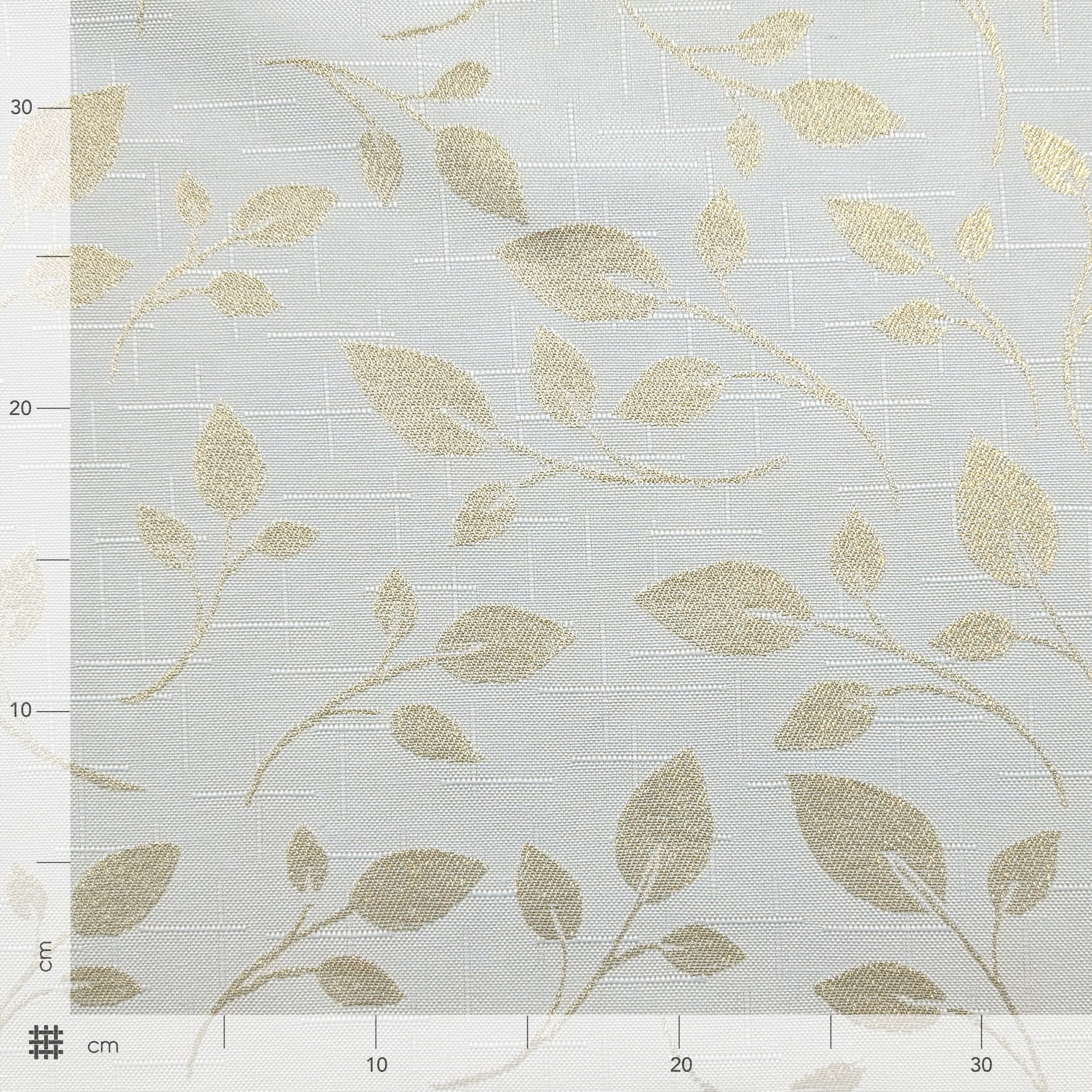 Jacquard Gold Leaves Image