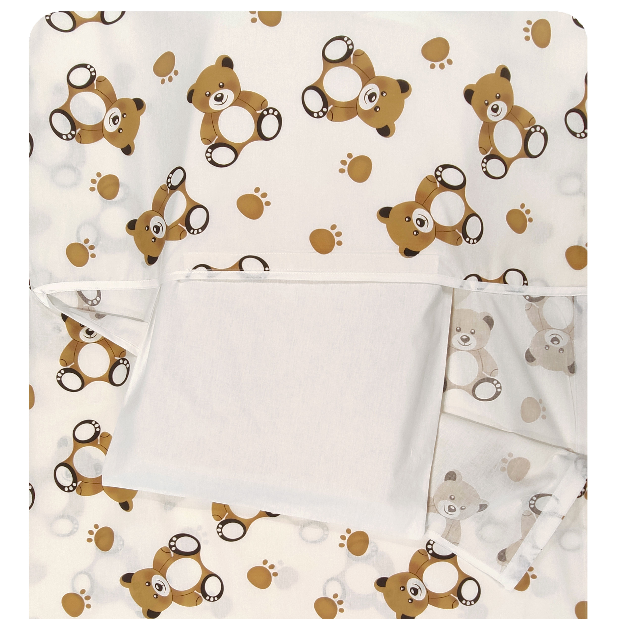 Summer Sleeping Bag Bears White Background Image