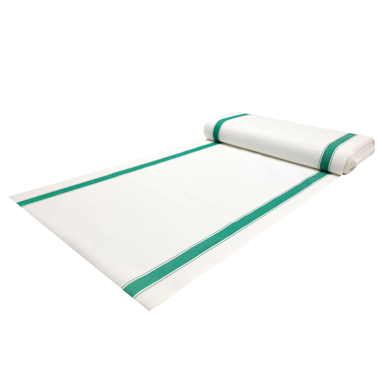 Tissu pour essuie-tout double bord large vert Image