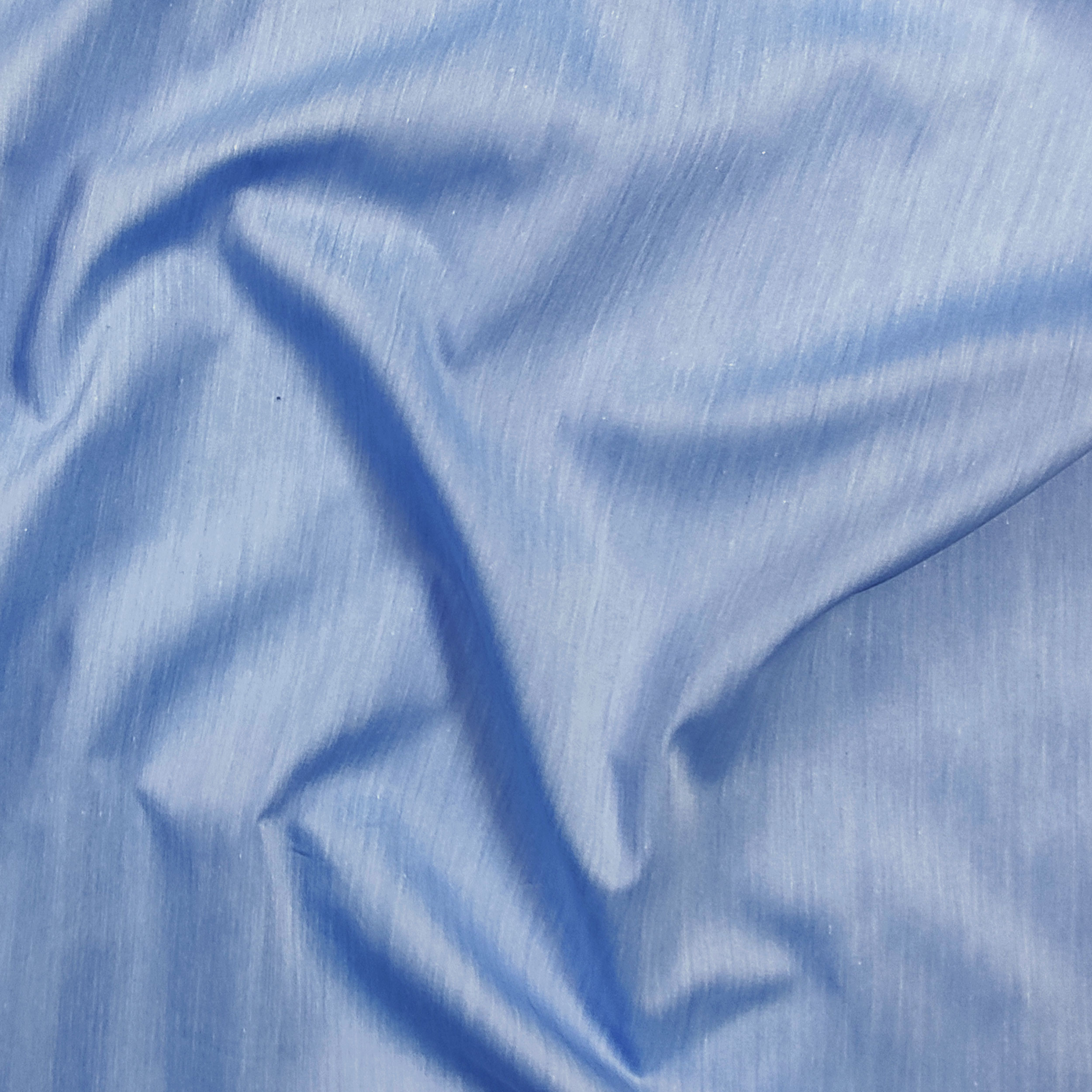 Baumwoll-Stretch-Hemd Hellblau