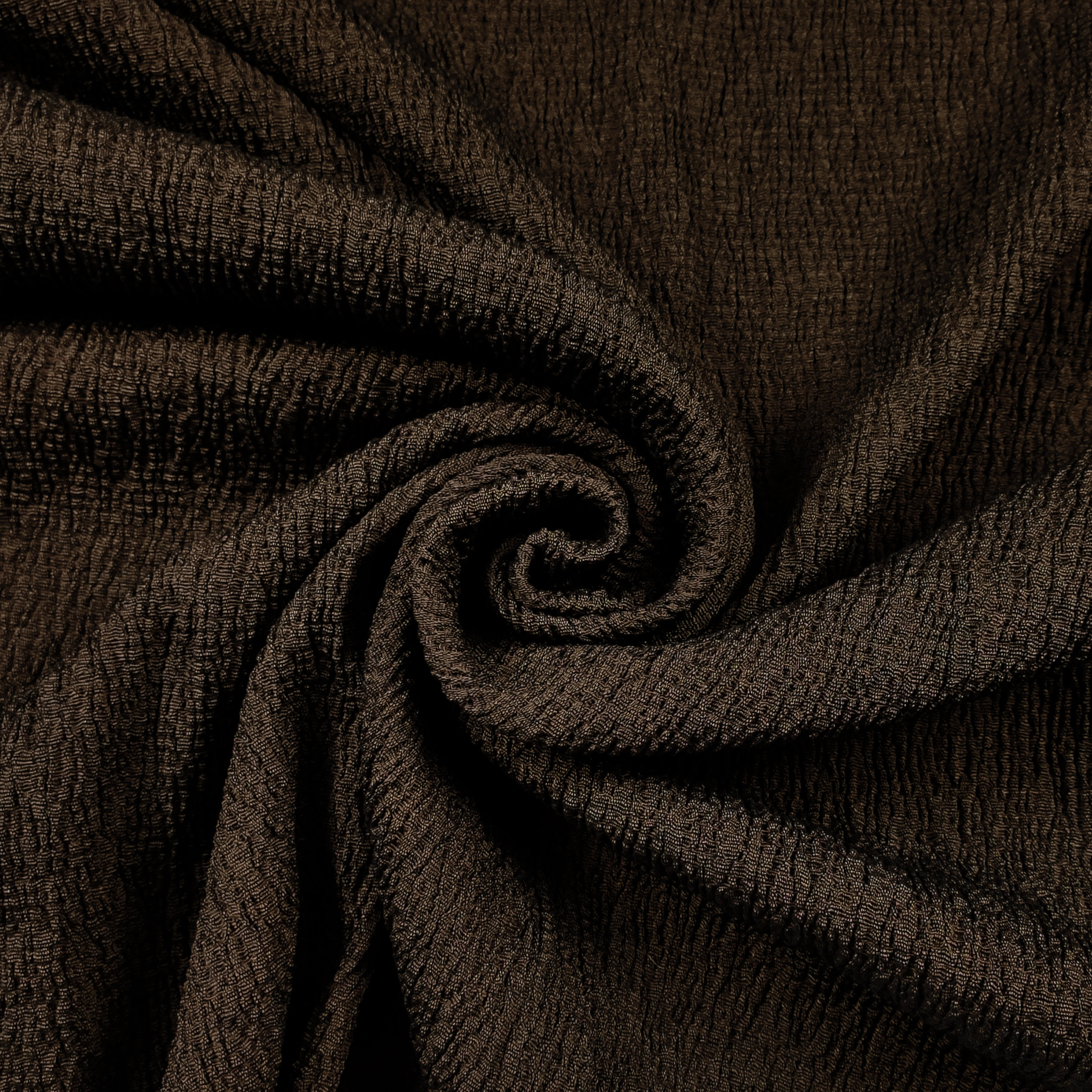 Wrinkled Elastic Slipcover Fabric Brown Image