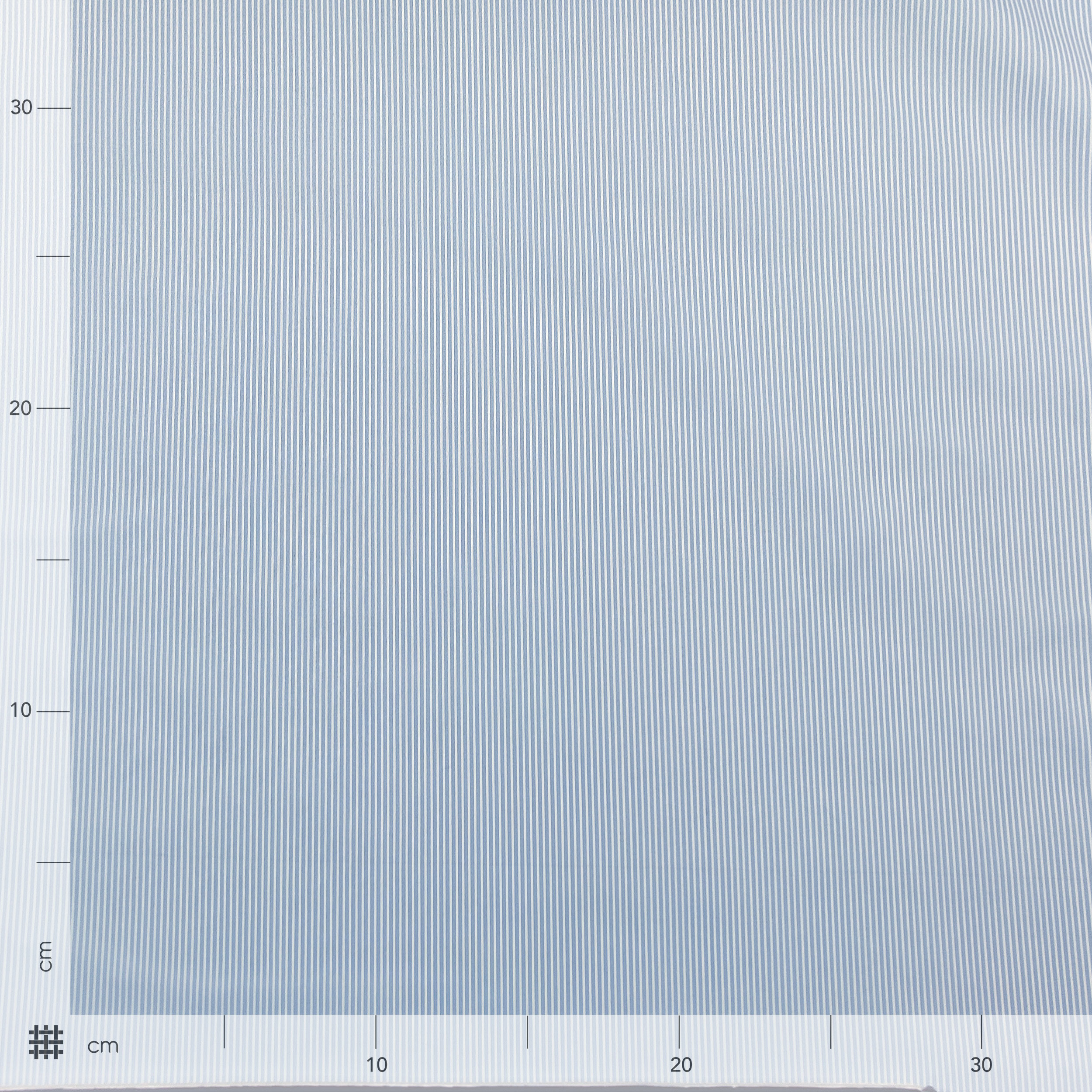 Cotton Shirting Micro Stripes Light Blue Background