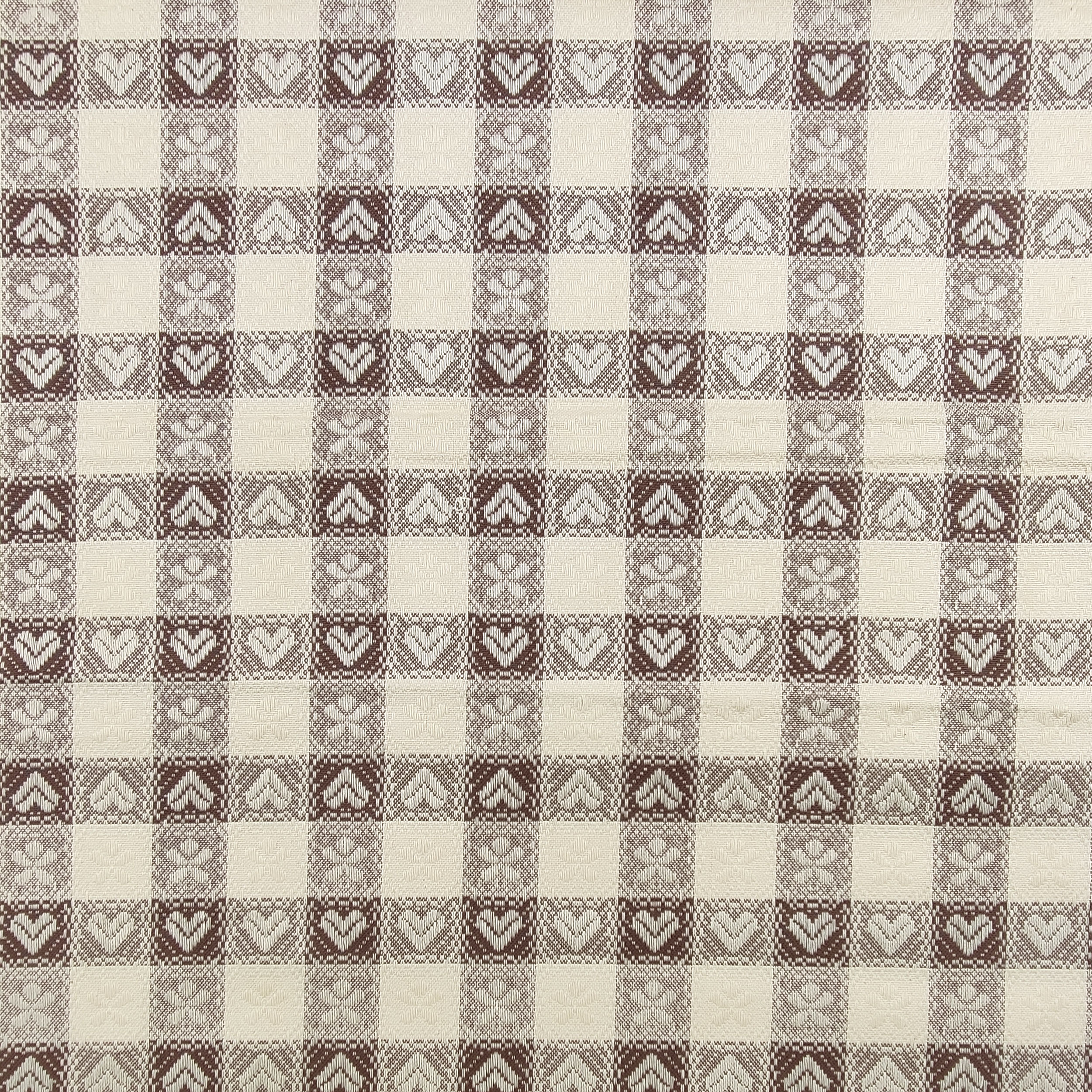 Gewebtes Tiroler Fadengefärbtes Tischtuch Stoff Image