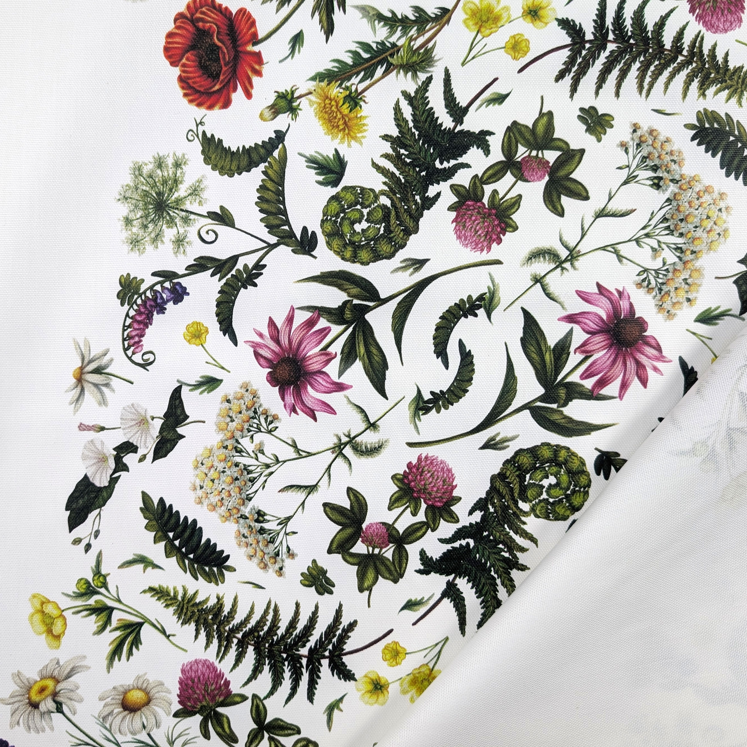 Fabric for Resin Tablecloth Floral Stretches Image