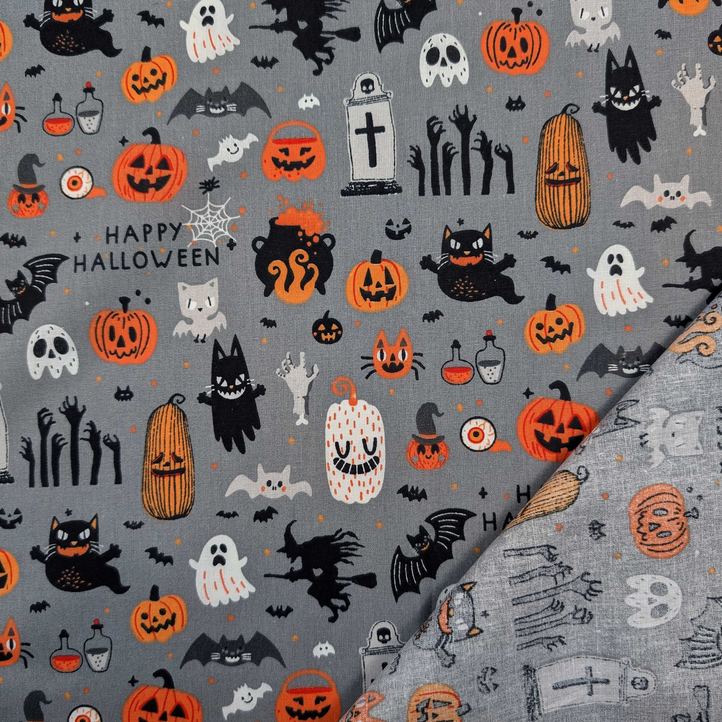 Joyeux Halloween Fantasy Cotton Image