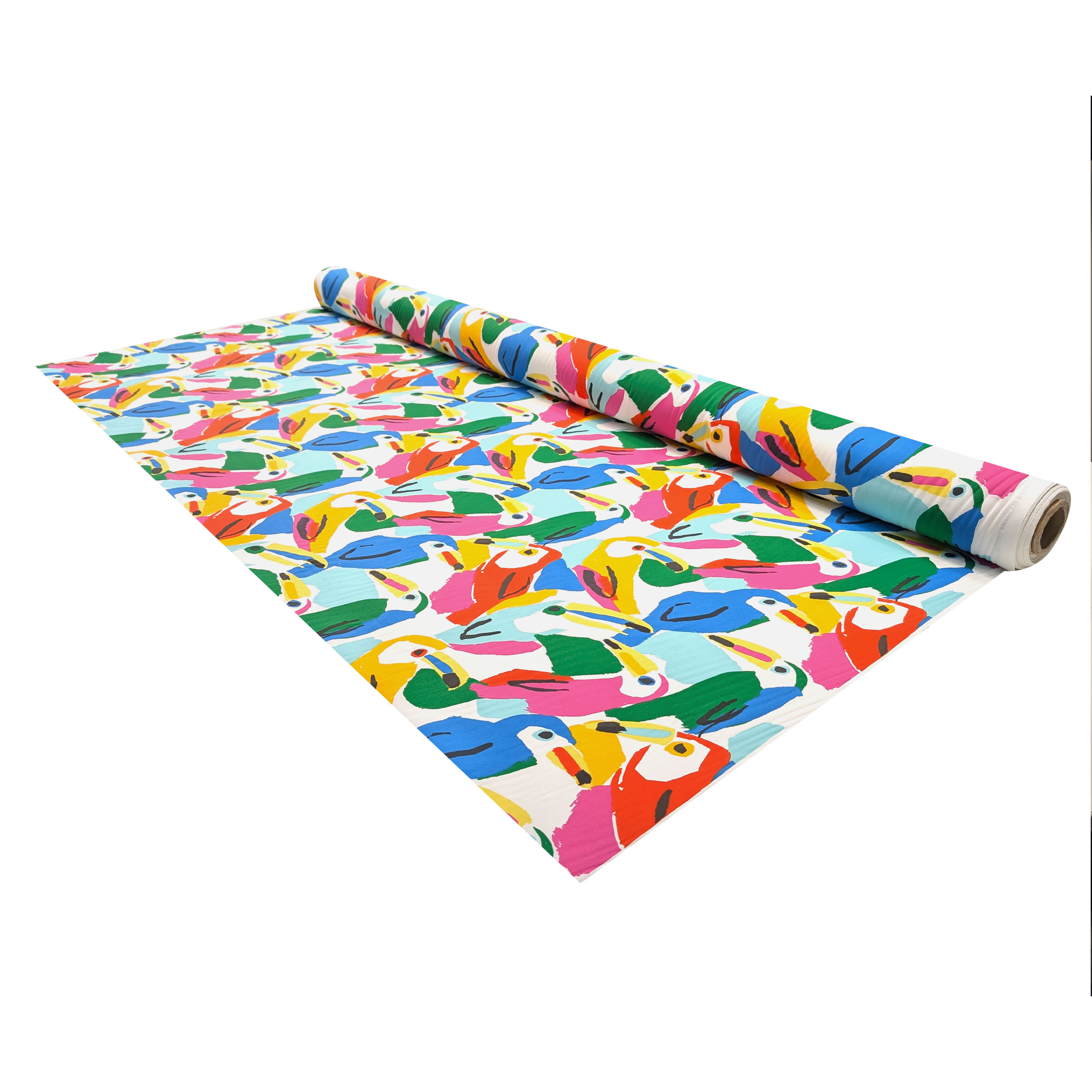 Cotton Toucans Multicolour Fantasy Image