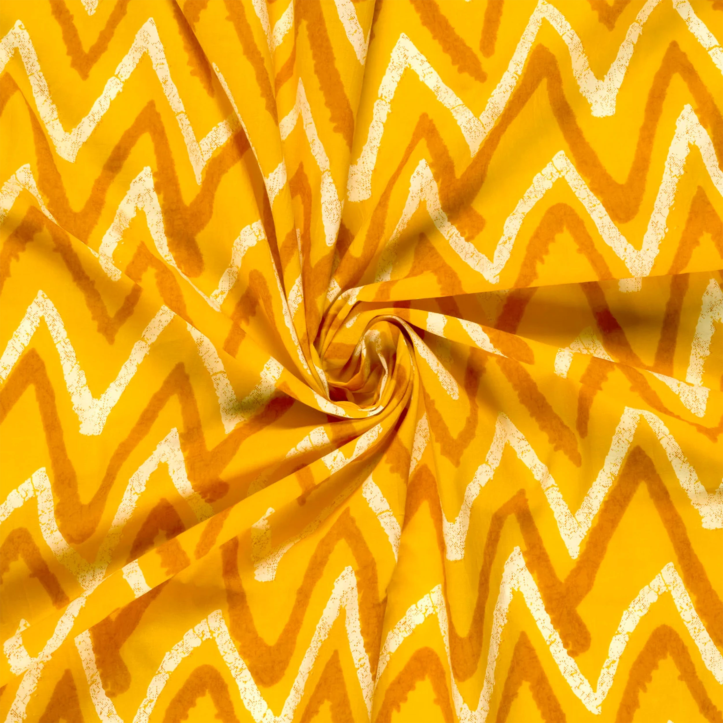 Cotton Batik Pattern Yellow Image