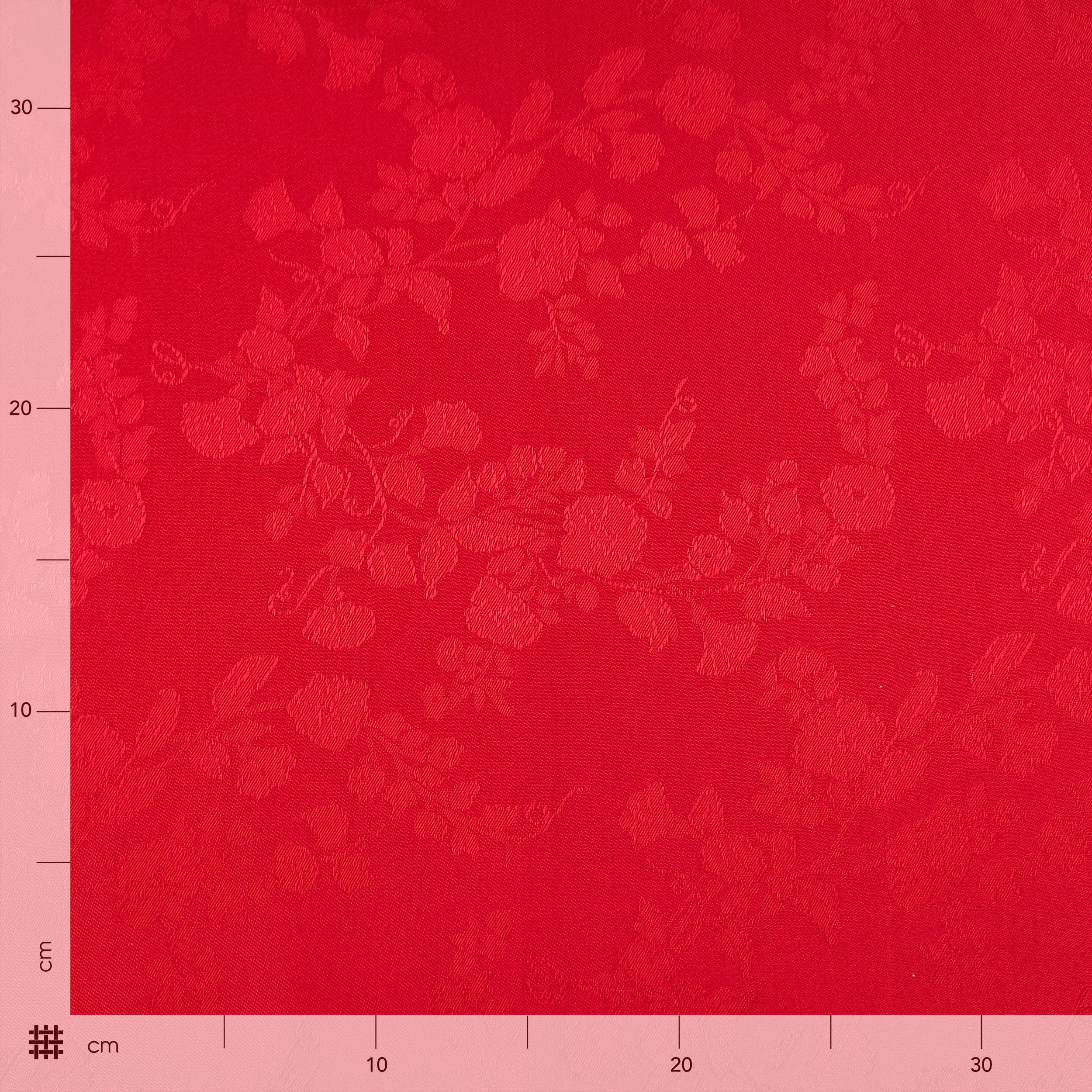 Tissu coton rouge Flanders