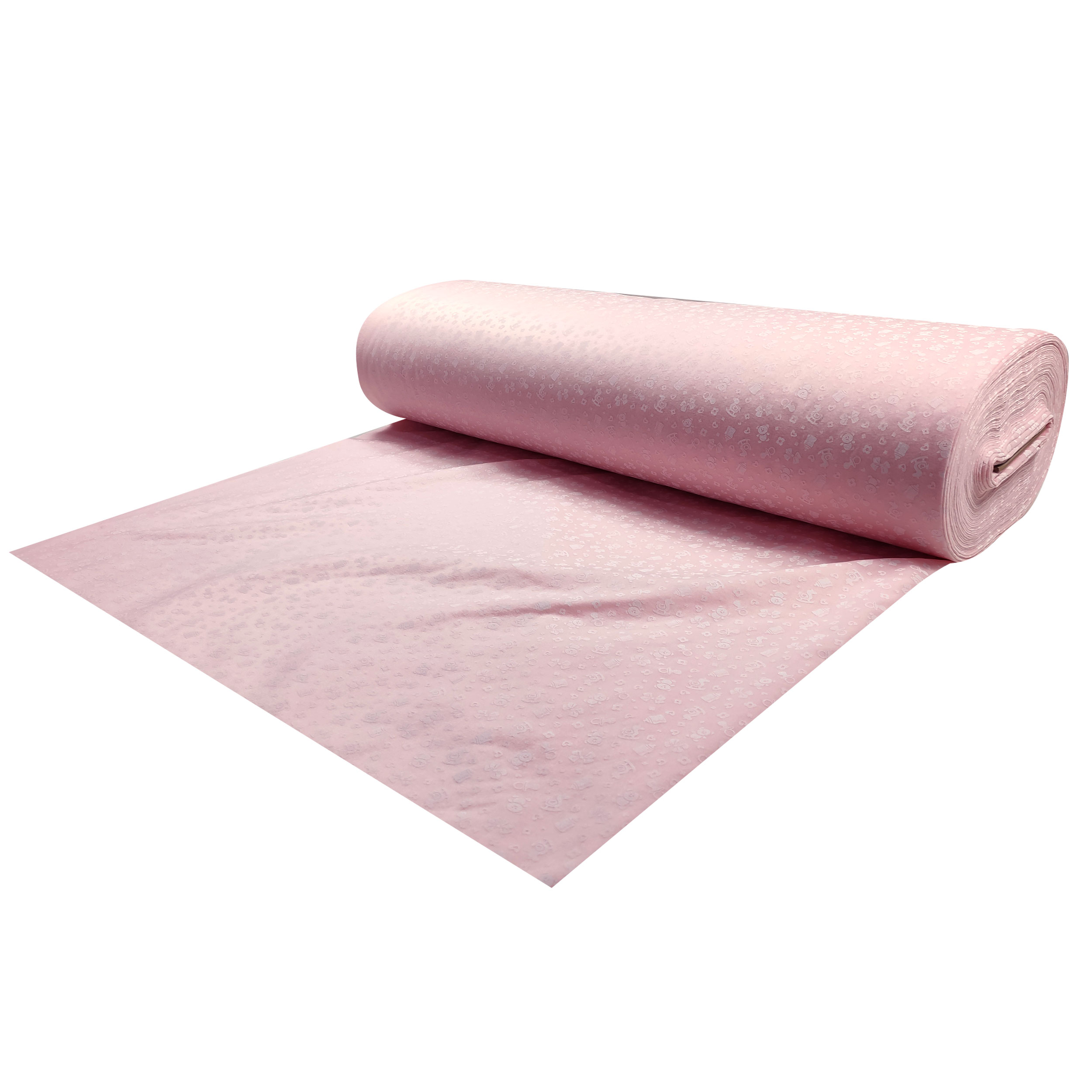 Pannolenci Fond rose Jouets blancs