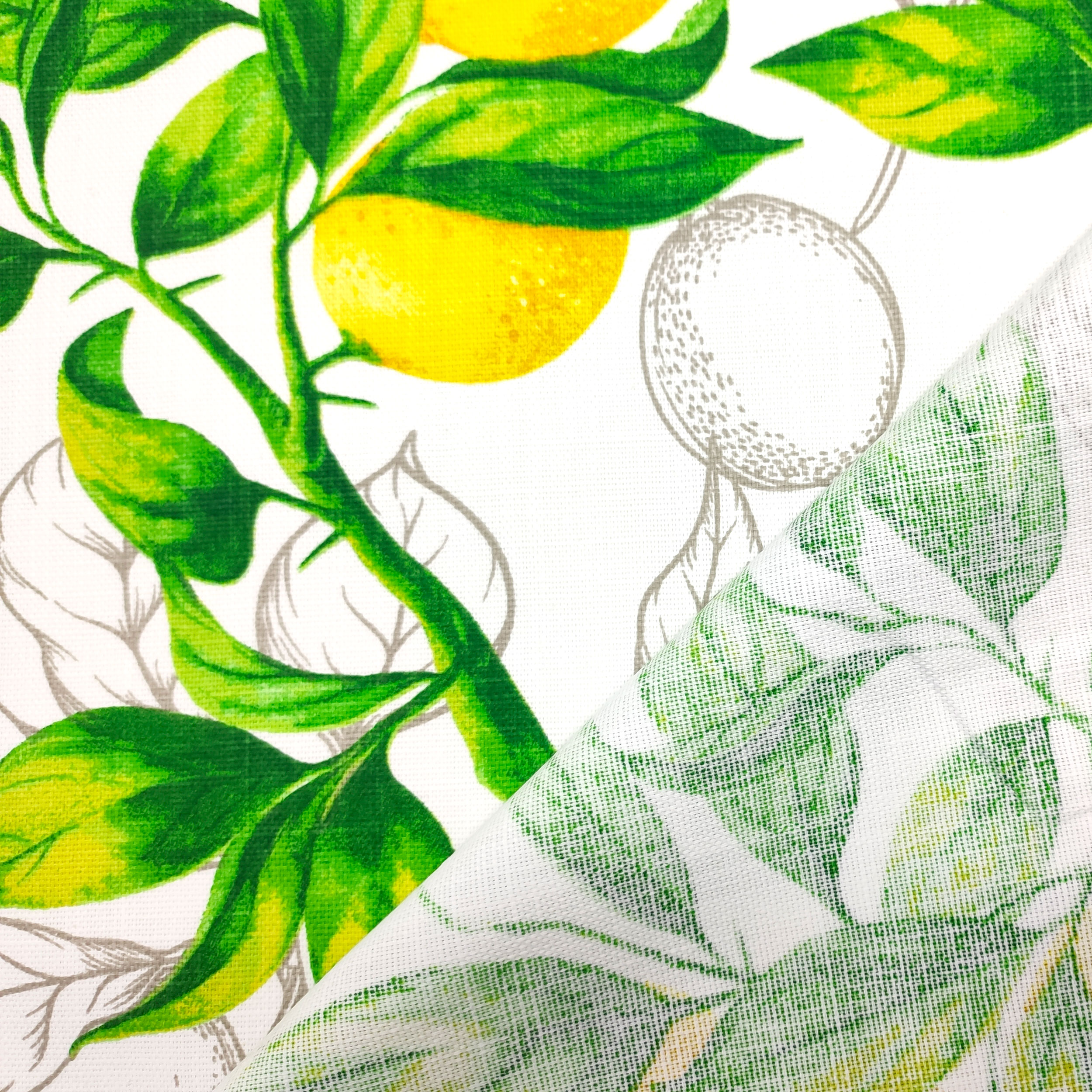 Algodón Lino Limones