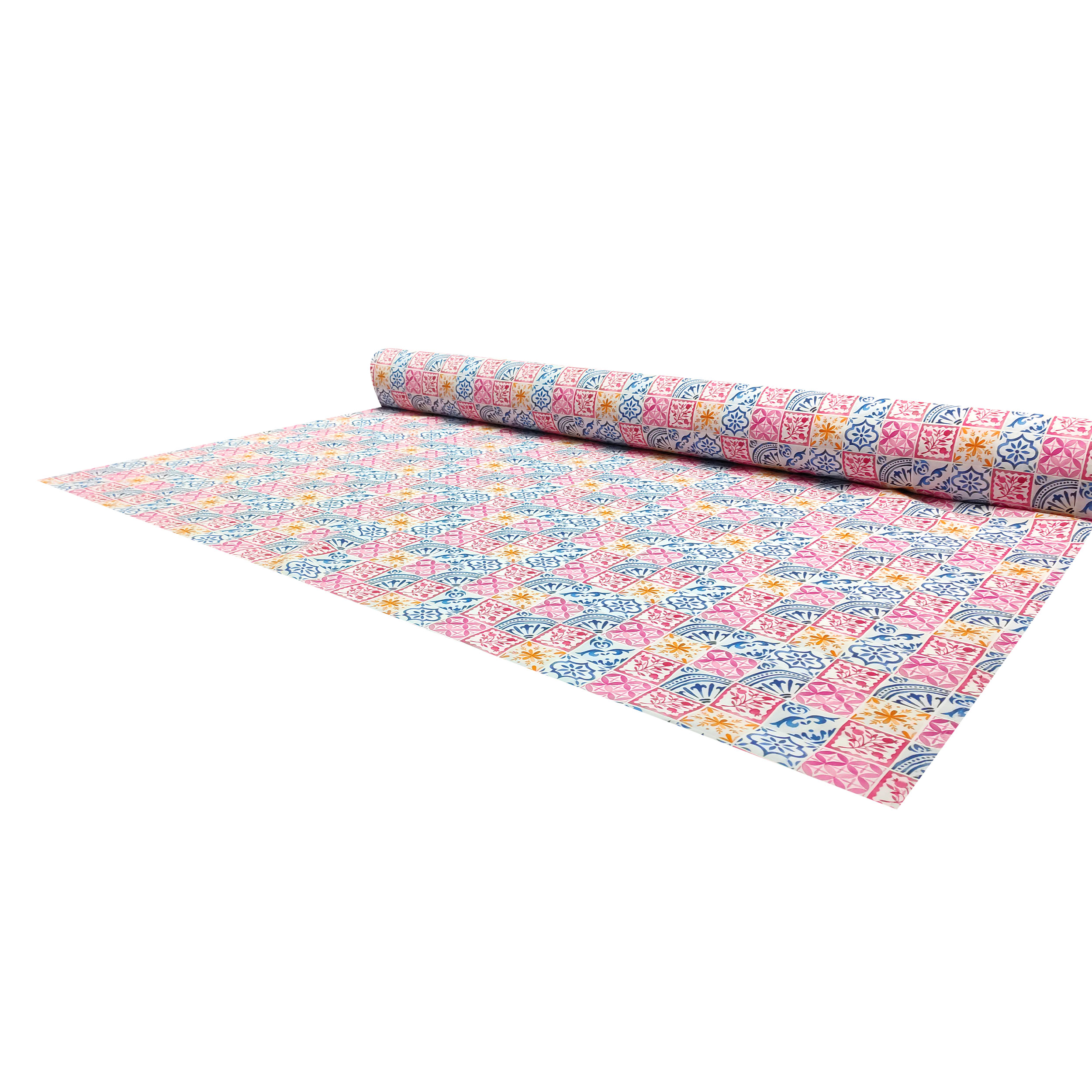 Panama Majolica Pink and Blue