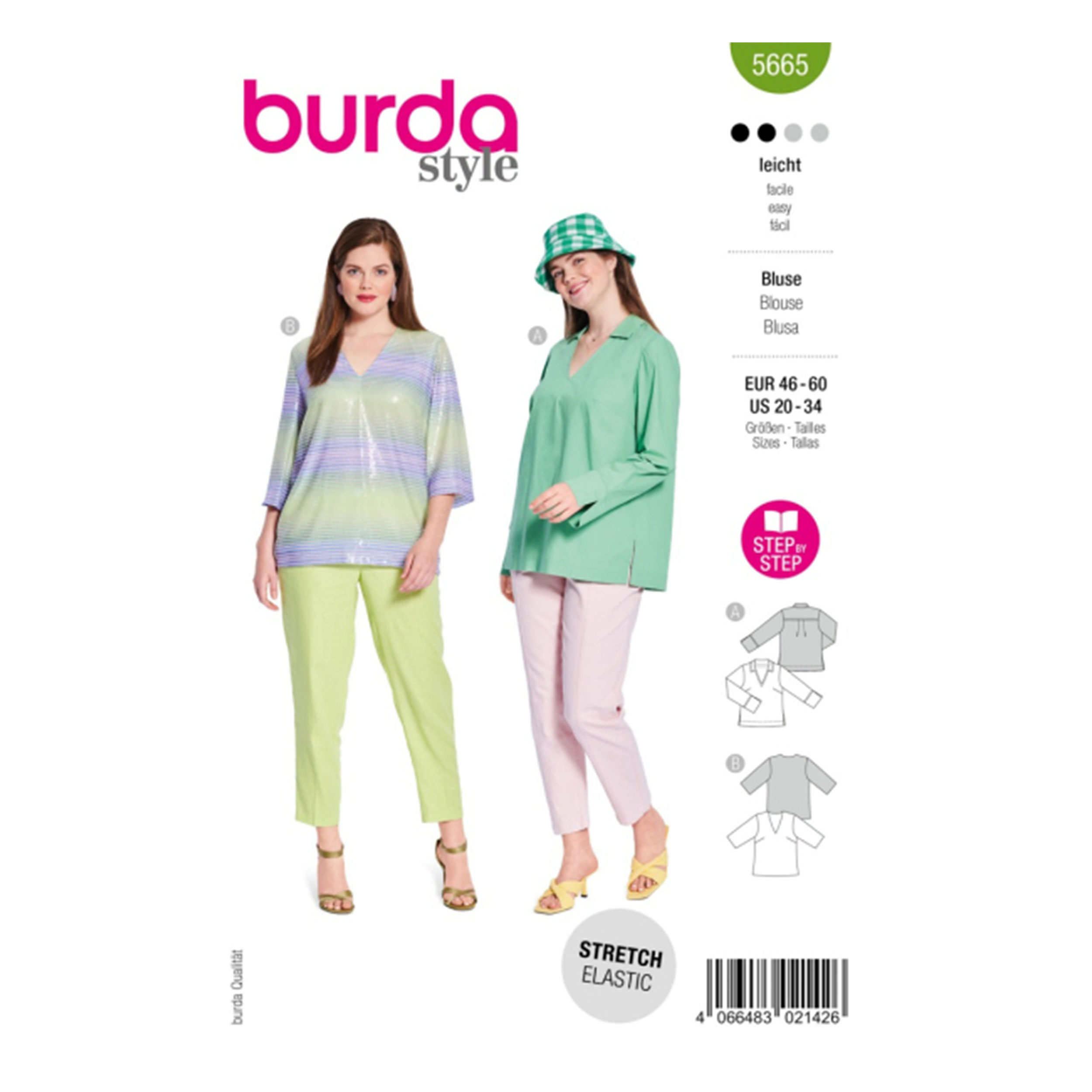 Patron Burda Chemisier extensible facile Image