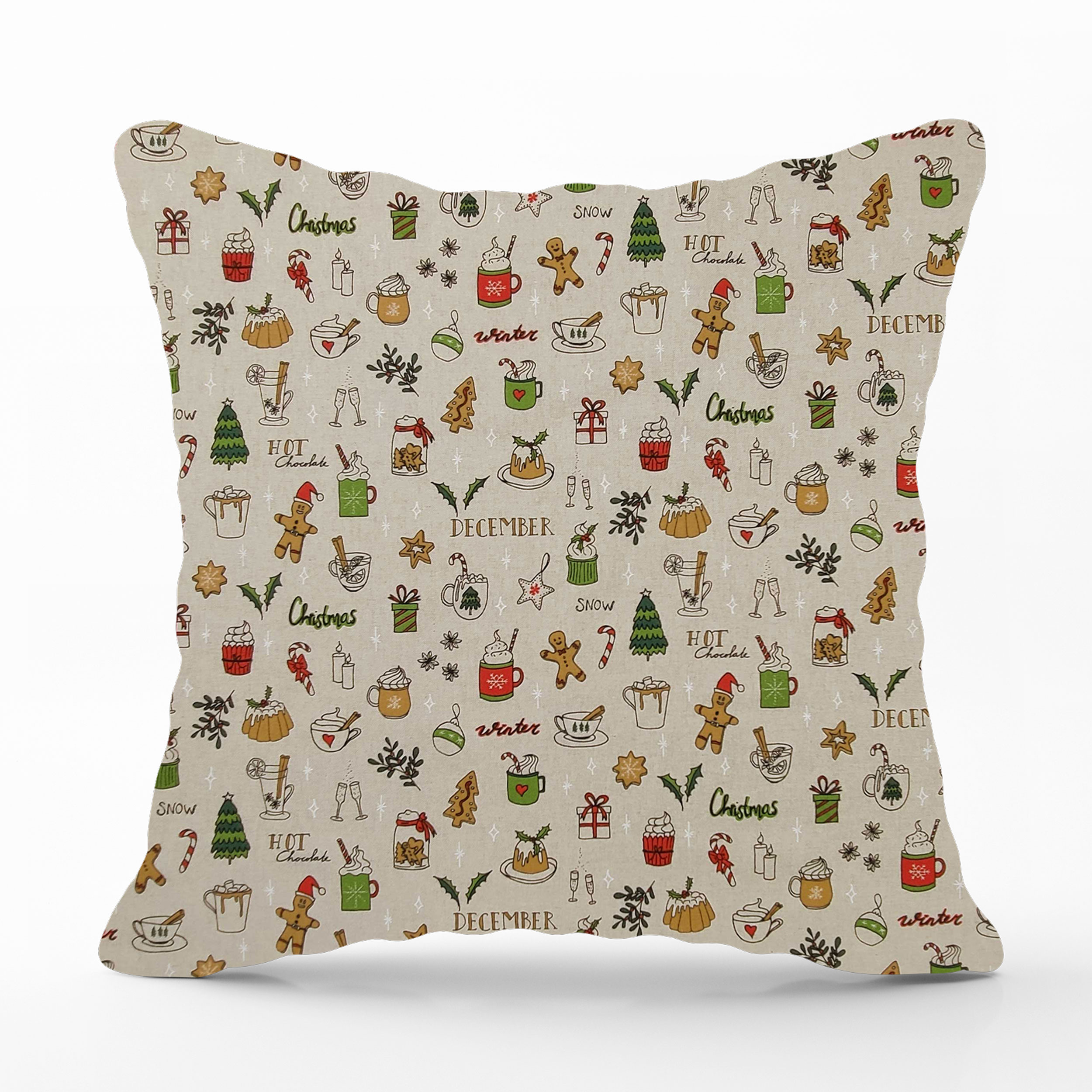 December Vibes Fantasy Cushion Pillowcase (taie d'oreiller)