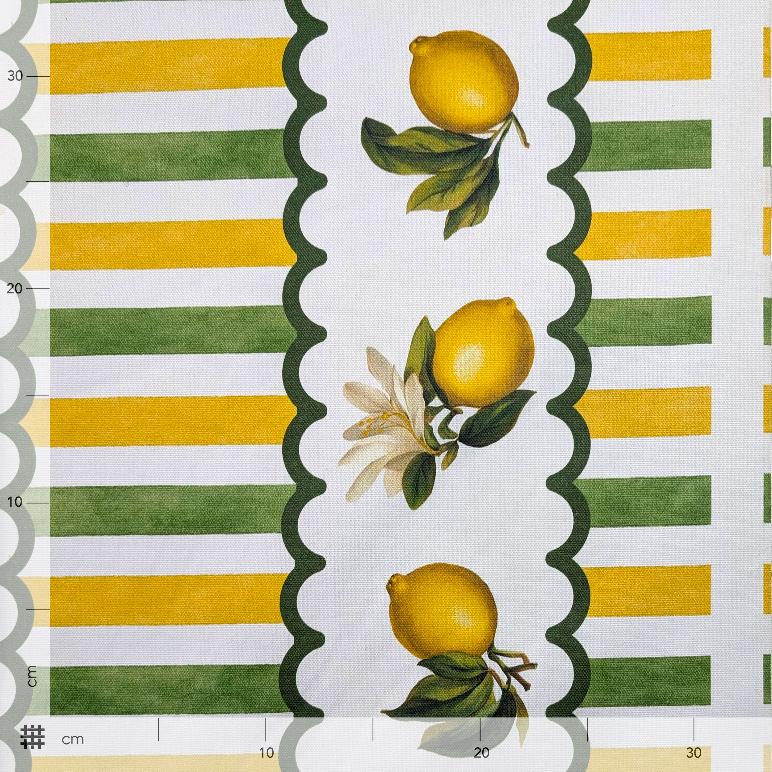 Tissu pour nappe d'été en résine de citron Image