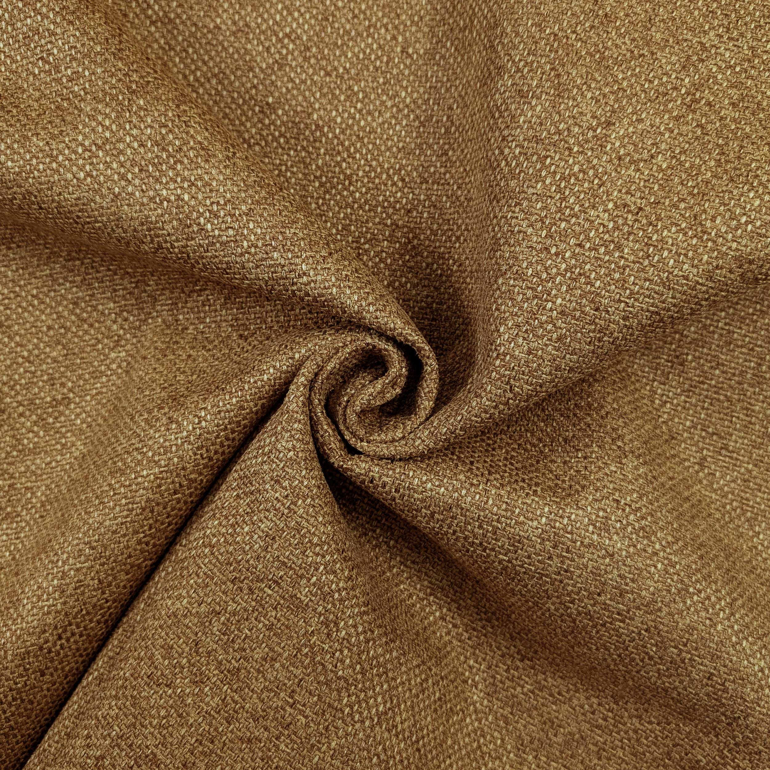 Gold Melange Weave Fabric Image