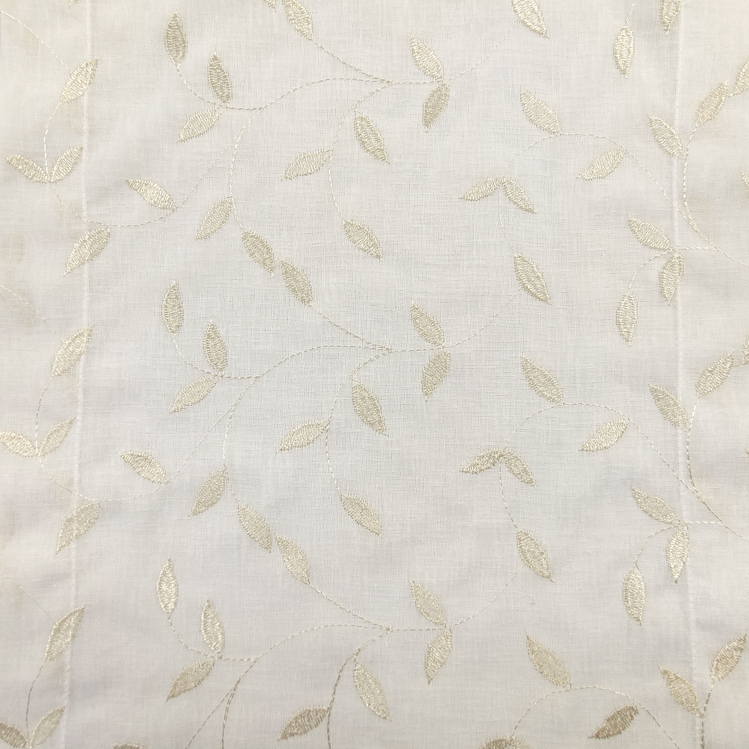 Curtain Fabric Elegant Leaves - Gold