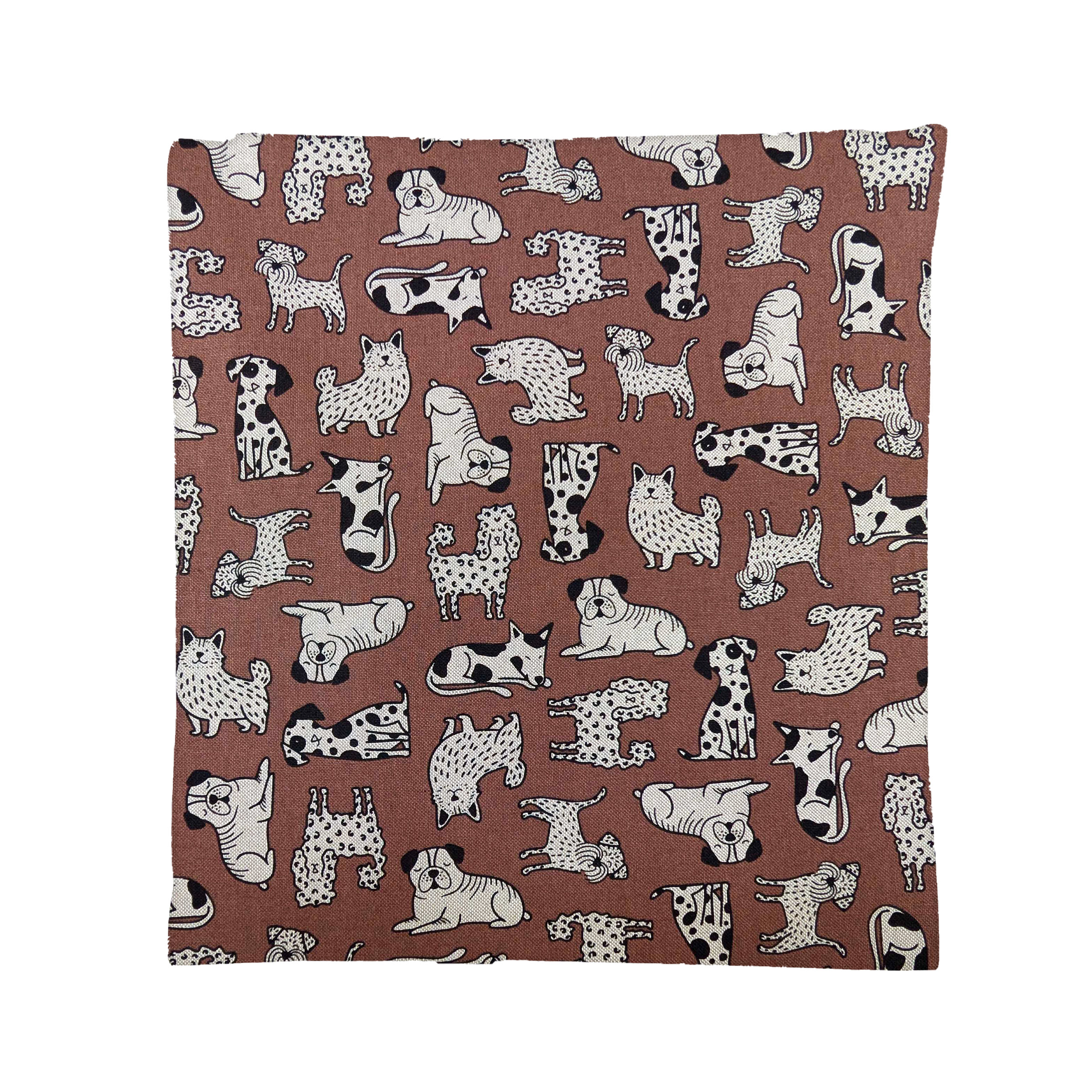 Cushion Pillowcase Dogs Background Brick Image