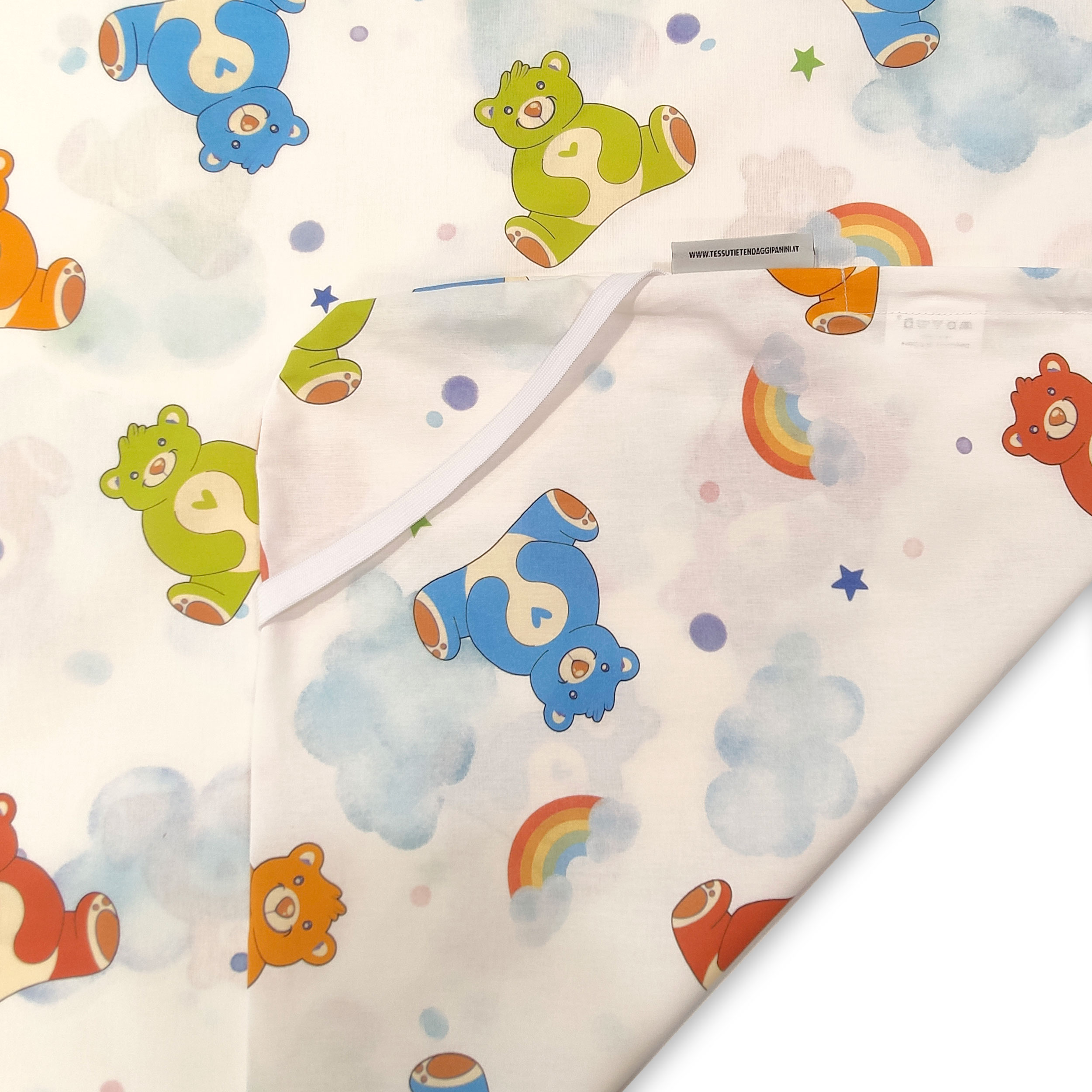Sac de couchage d'été Teddy Bears Clouds and Rainbows Image