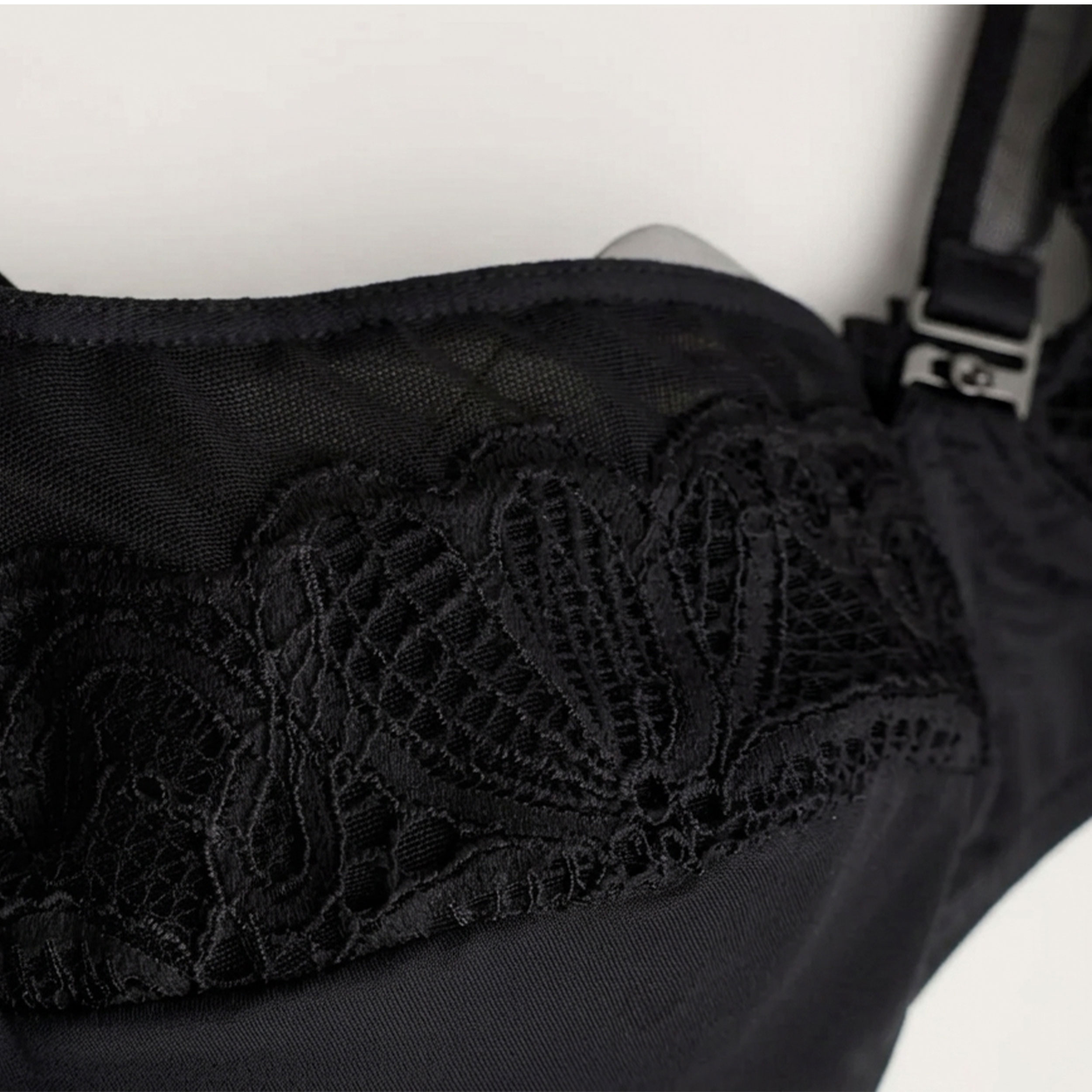 Lepel Wire-Free Lace Bra – Allure Black Image