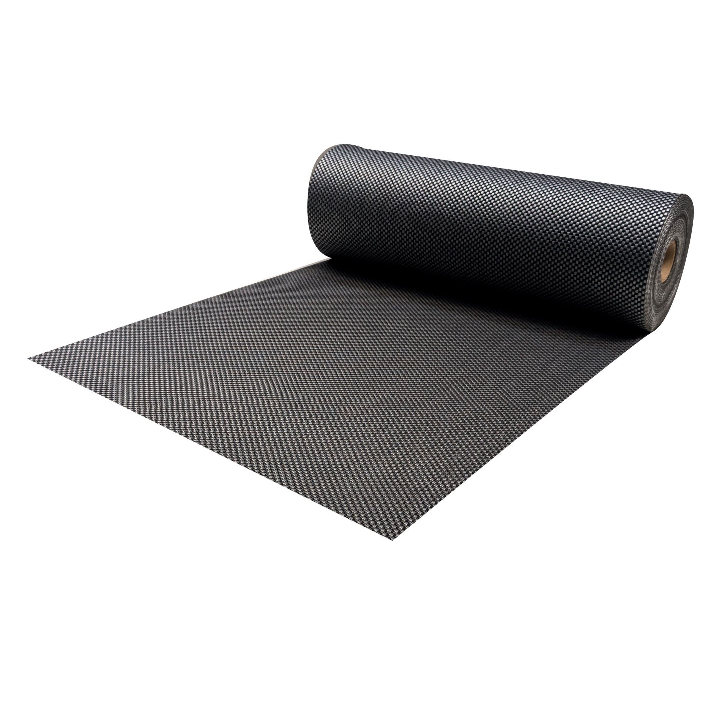 Grey and Black Woven Kitchen Rug Image