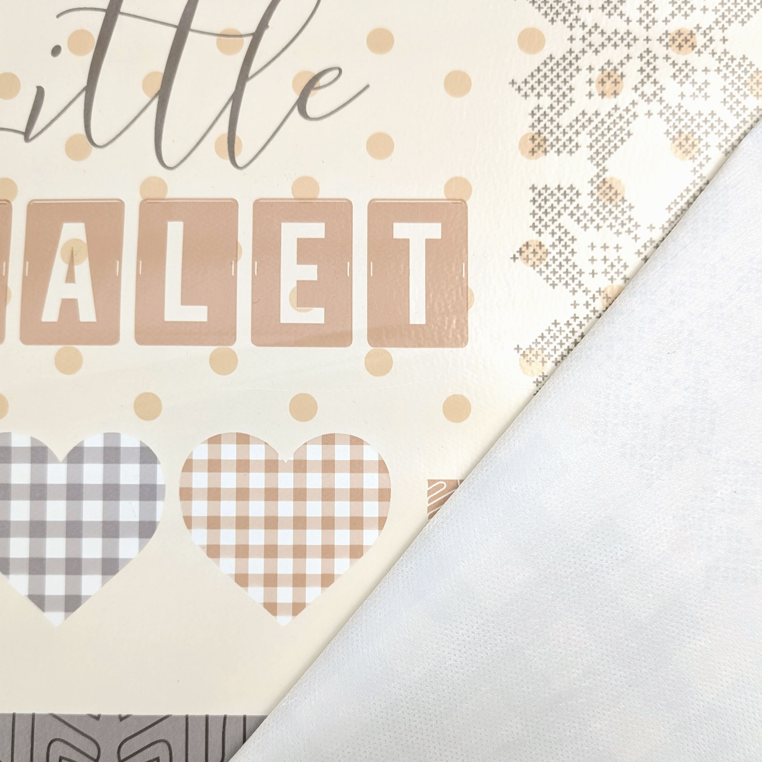 Little Chalet plastic-coated tablecloth fabric Image