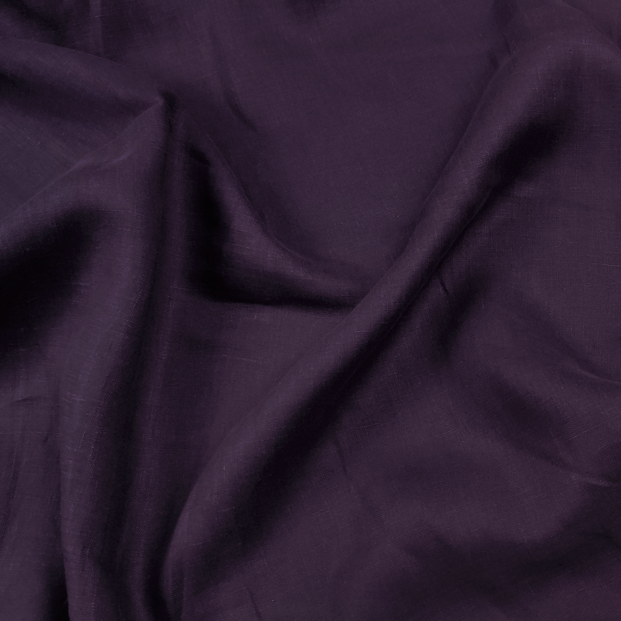Seidenleinenstoff Dunkelviolett