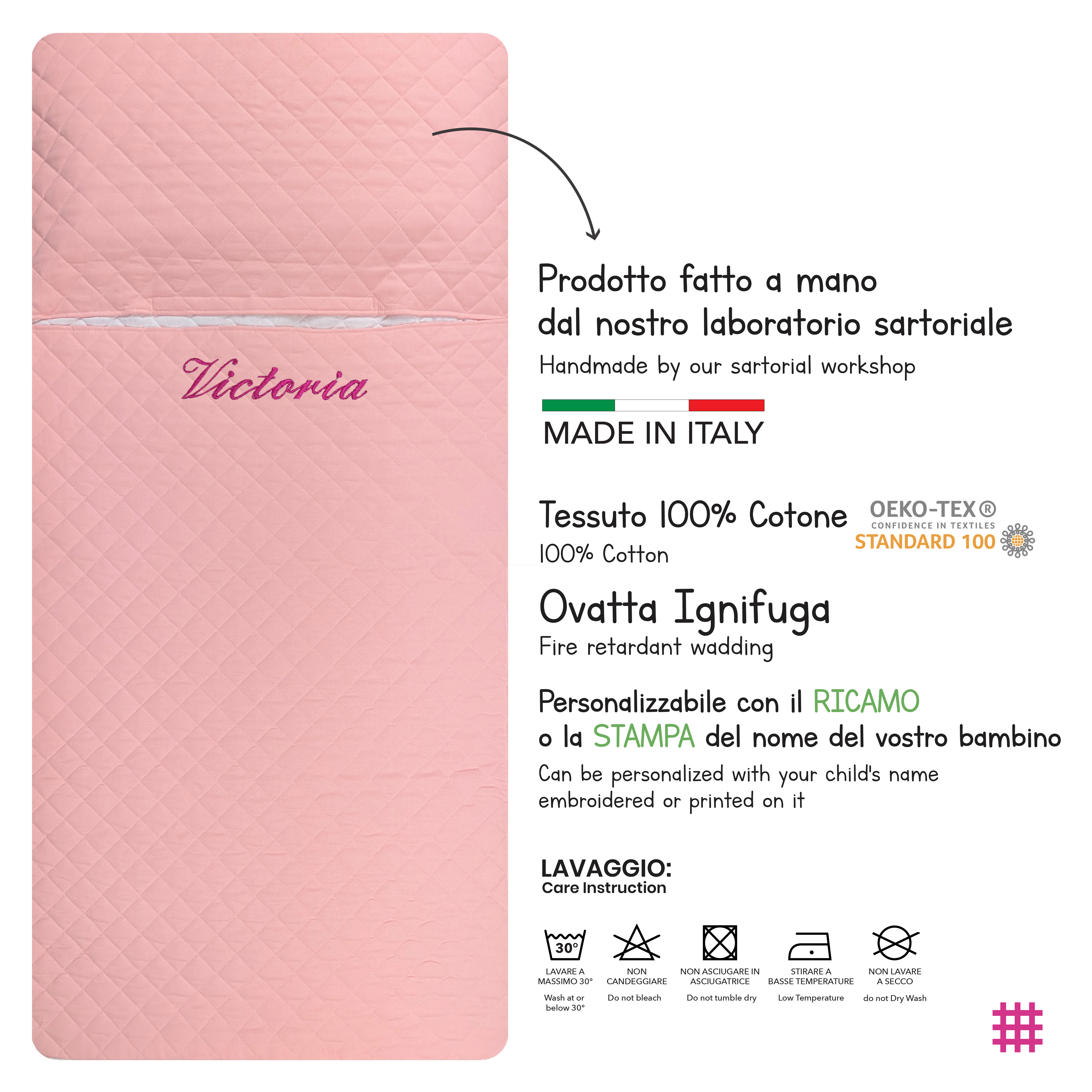 Solid Pink Sleeping Bag Image