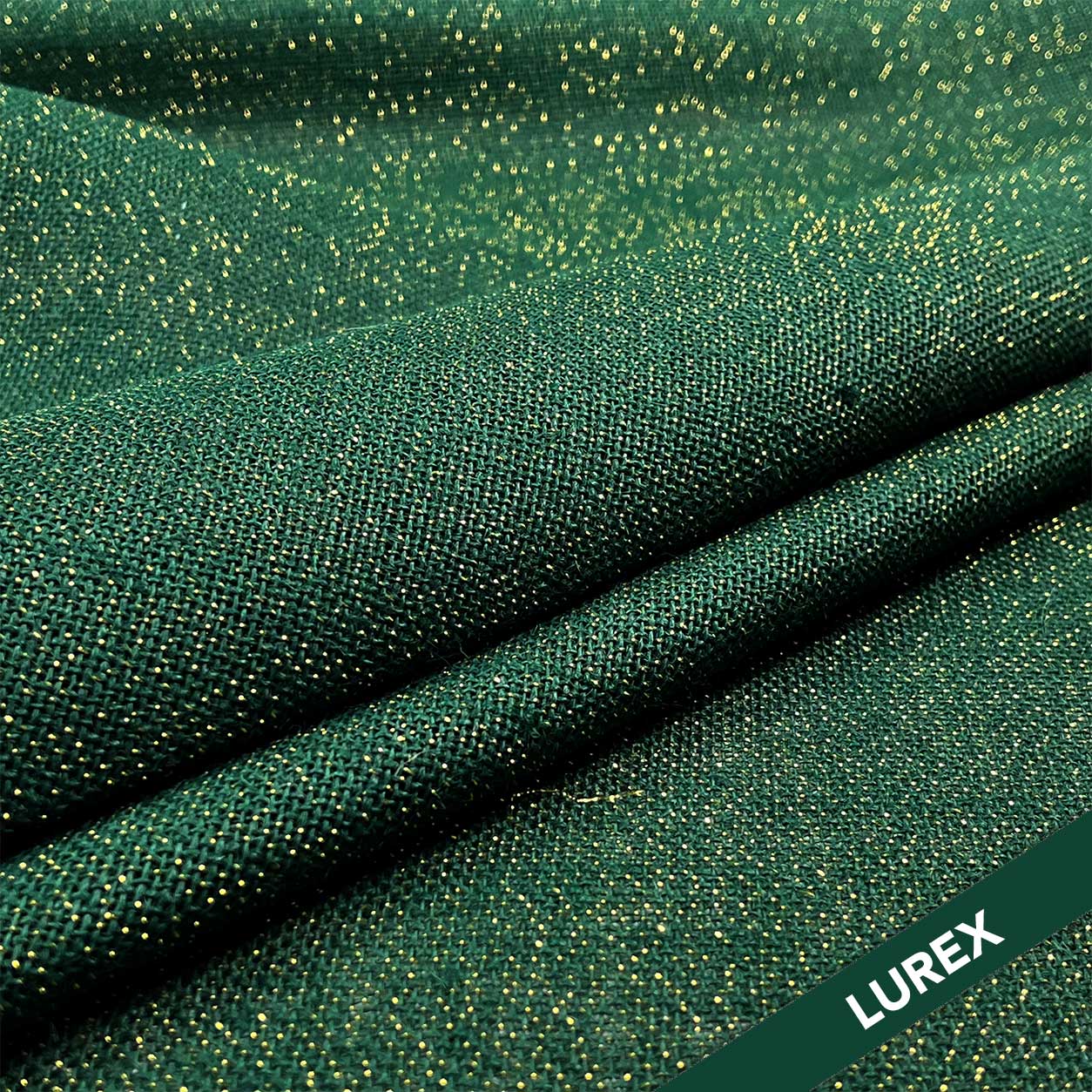 Yute verde Lurex